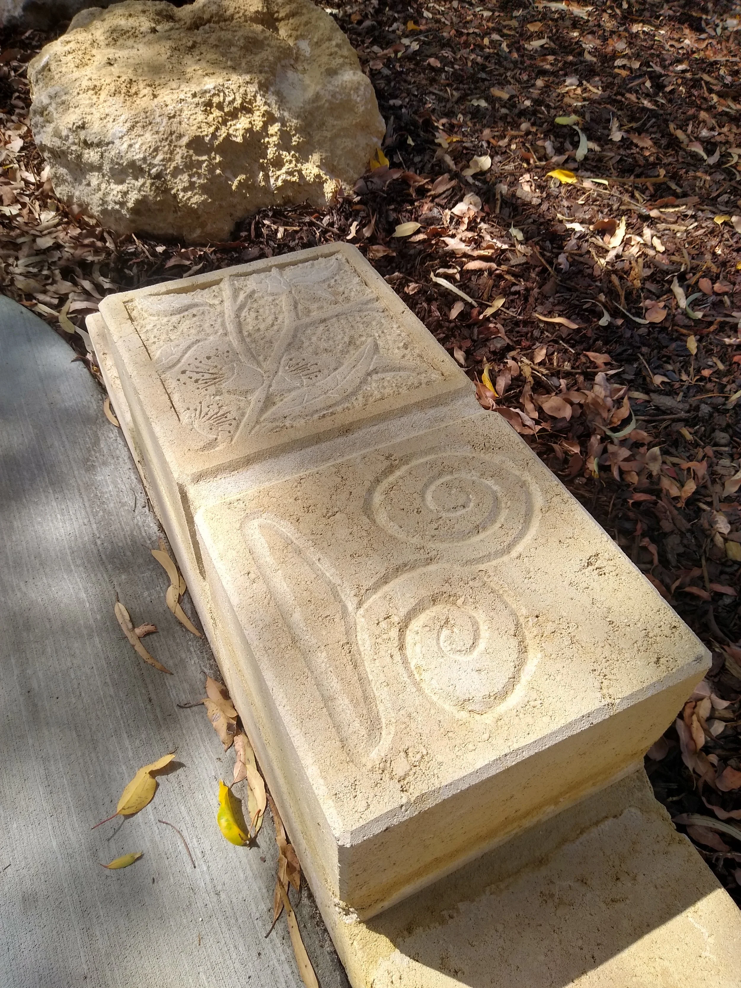Interactive public art stone sculpture playground playspace Western Australia Perth
