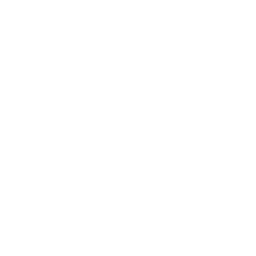 White boat on water silhouette against a black background.