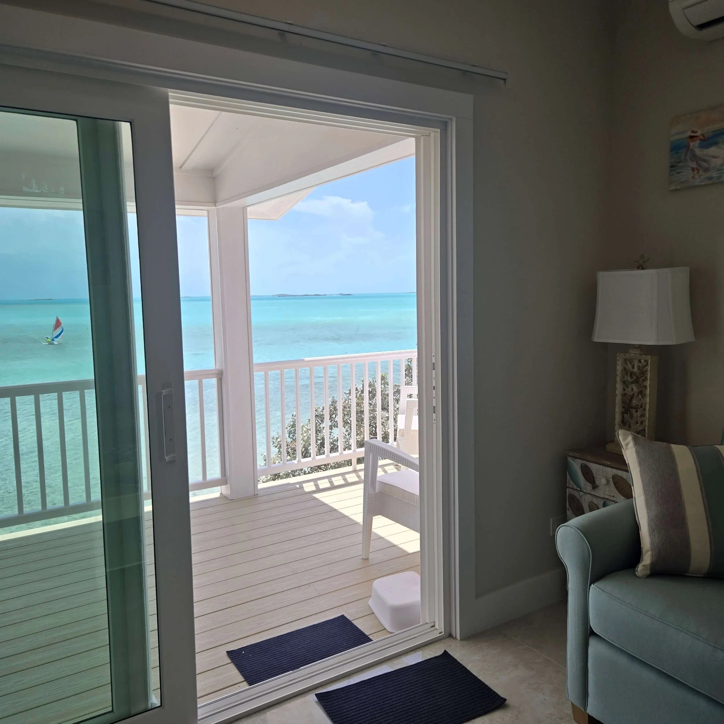 Sea Star living area with ocean views
