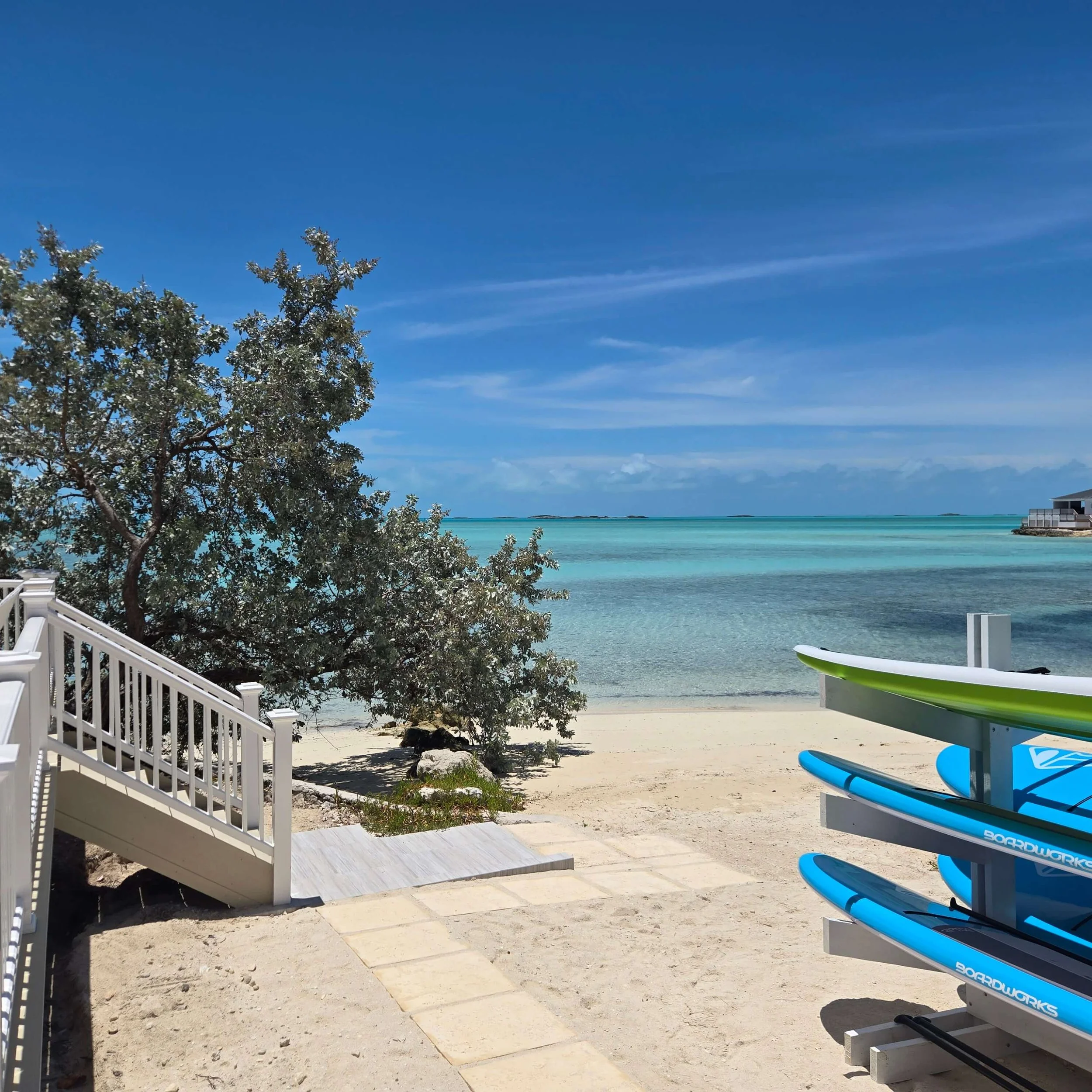 Seaside's direct beach access