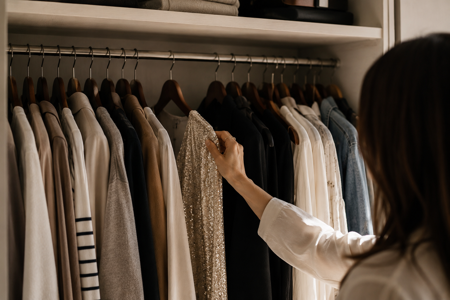 The wardrobe you have, and the wardrobe you think you have.