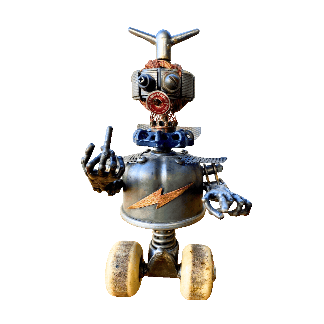 Metal Art Robot Sculpture
