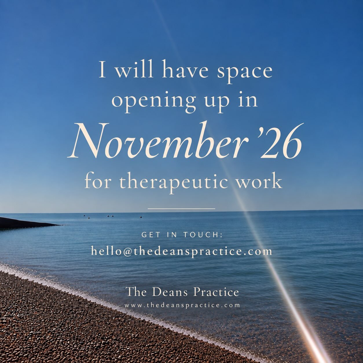 ~ THINKING OF STARTING THERAPY ~ The link to my website is in the bio 🩵