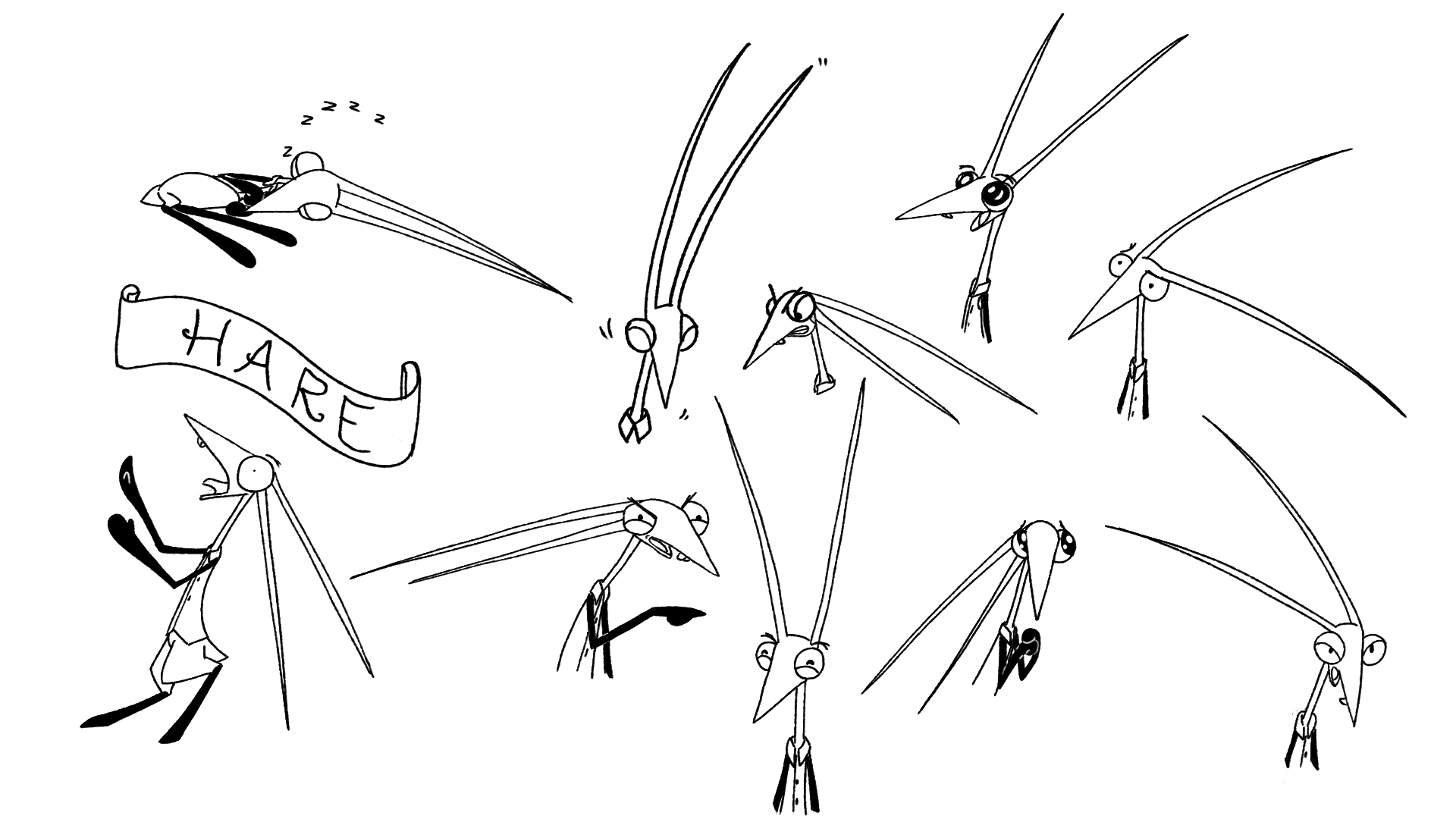 Hare expressions sheet