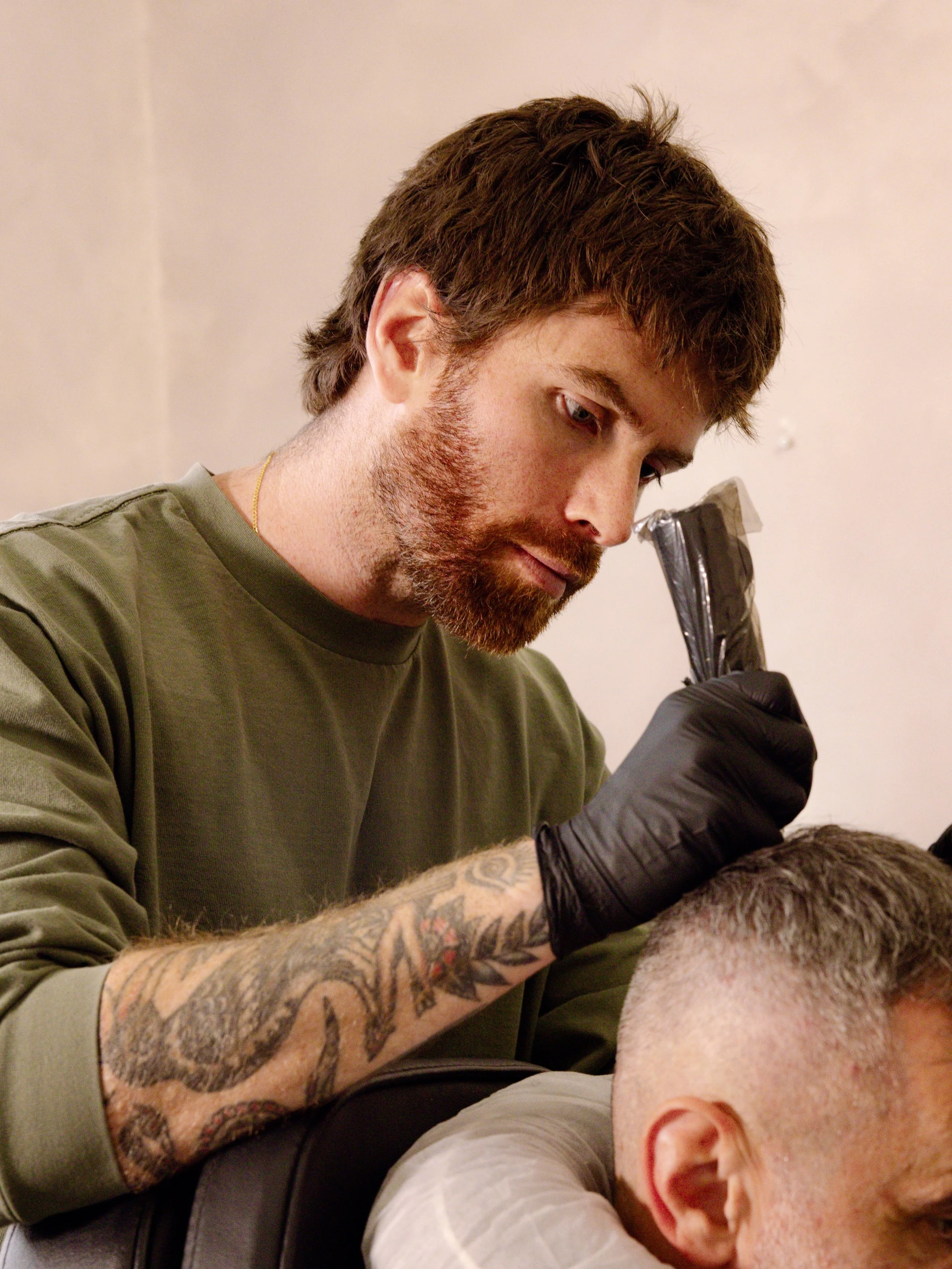 From the barber chair to the SMP studio.

Having long term barbershop clients trust me with their SMP is something that means a lot. Being able to look after their hair in the barbershop and help restore confidence in what they&rsquo;ve lost in the s