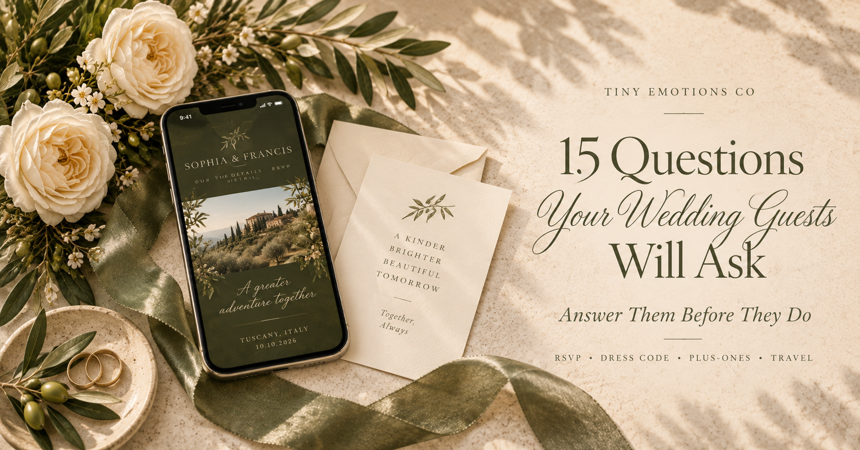 15 Questions Your Wedding Guests Will Ask — Answer Them Before They Do