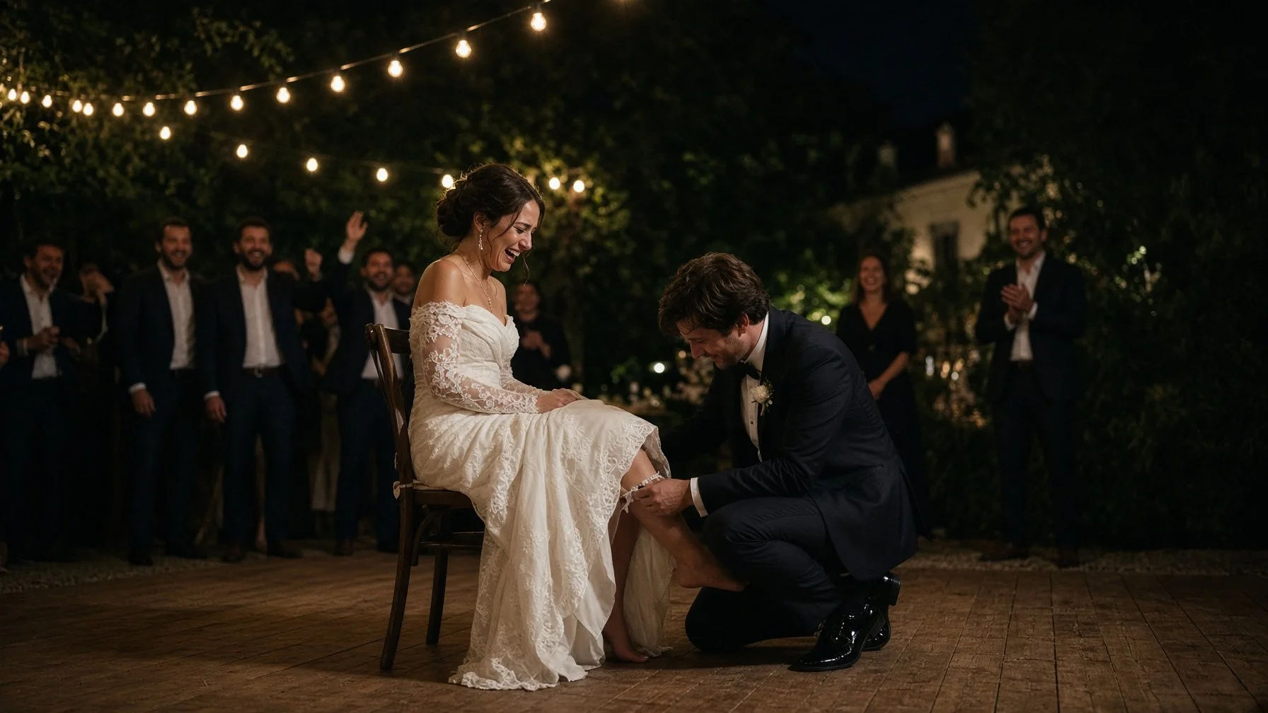 The garter toss