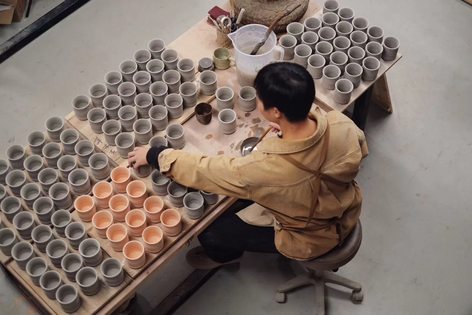 Repetition shapes form, each piece made with devotion