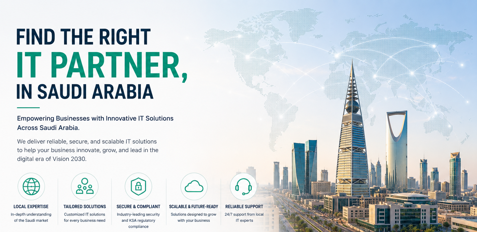 IT Companies Near Me: How to Find the Right IT Partner in Saudi Arabia IT Solutions