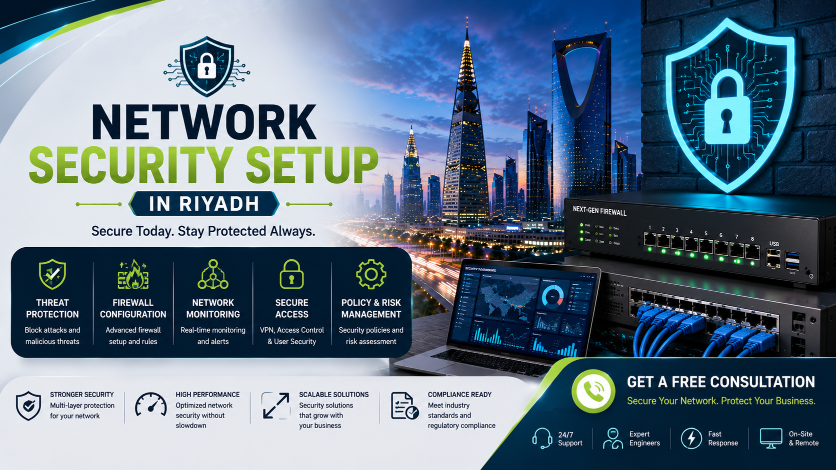Network Security Setup in Riyadh