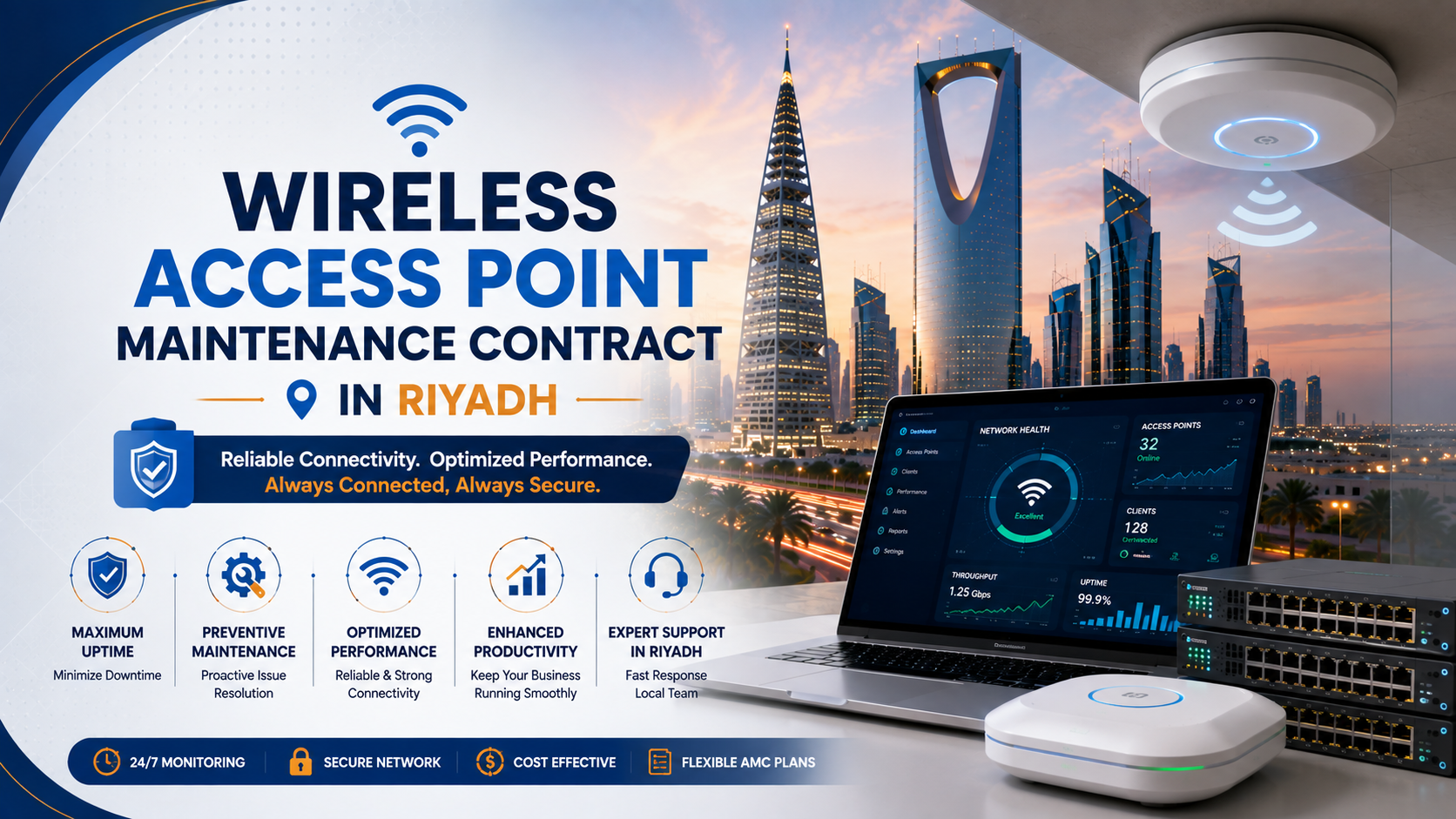 Wireless Access Point Maintenance Contract in Riyadh