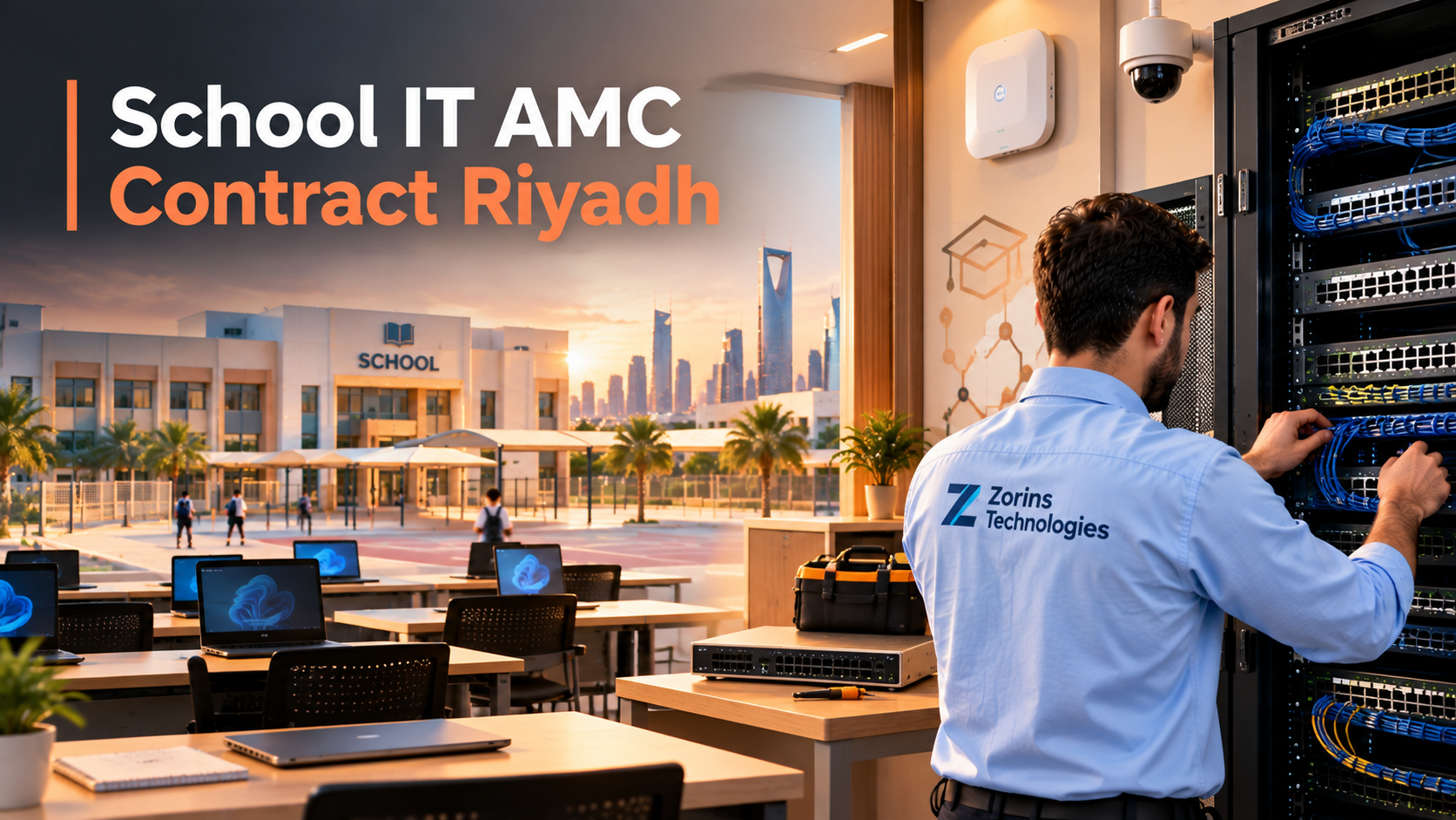 School IT AMC contract Riyadh