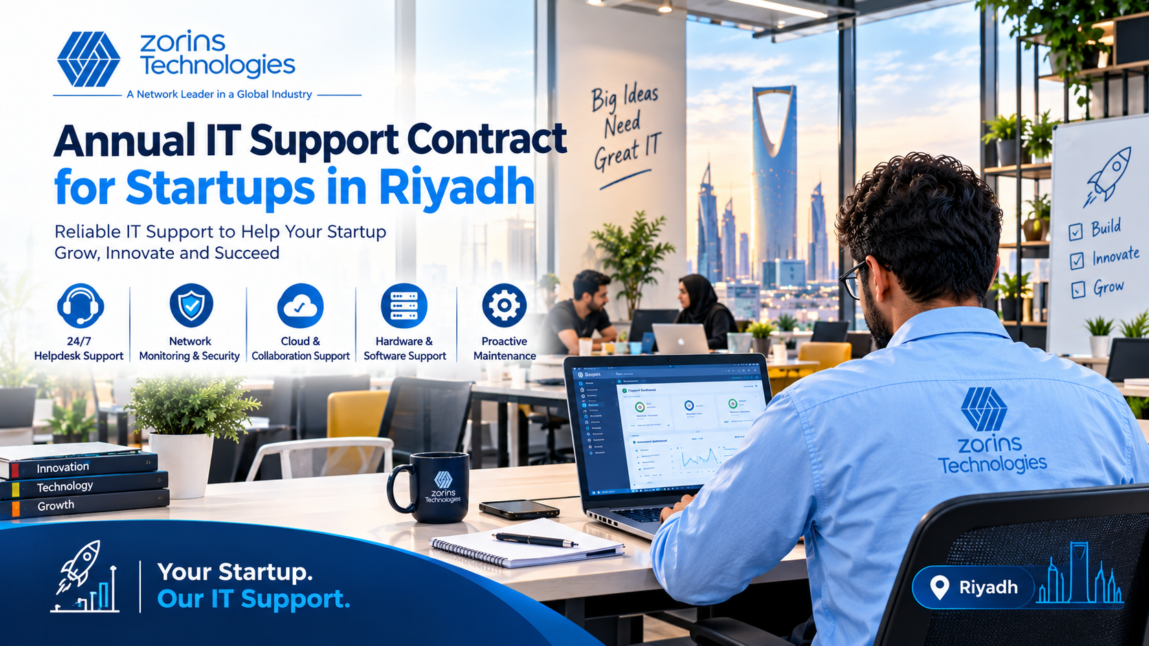 Annual IT Support Contract for Startups in Riyadh