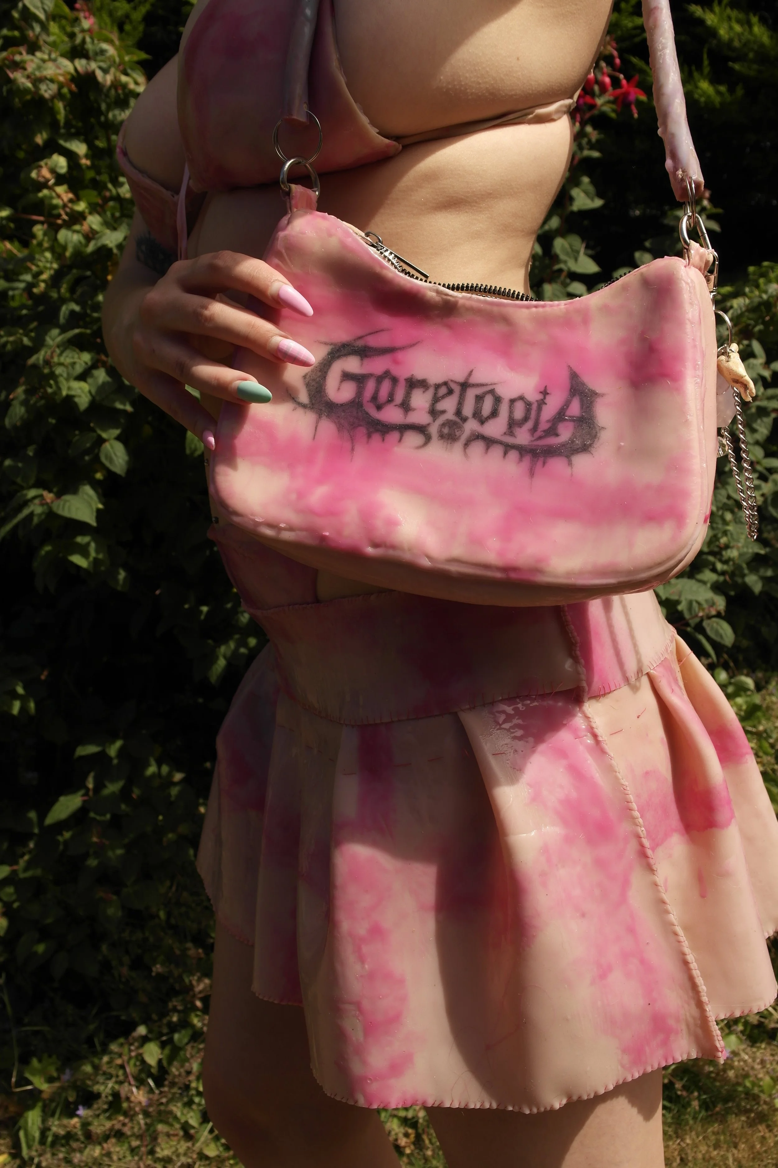 Topia Tattooed Skin Bag Umbilical Cord Strap