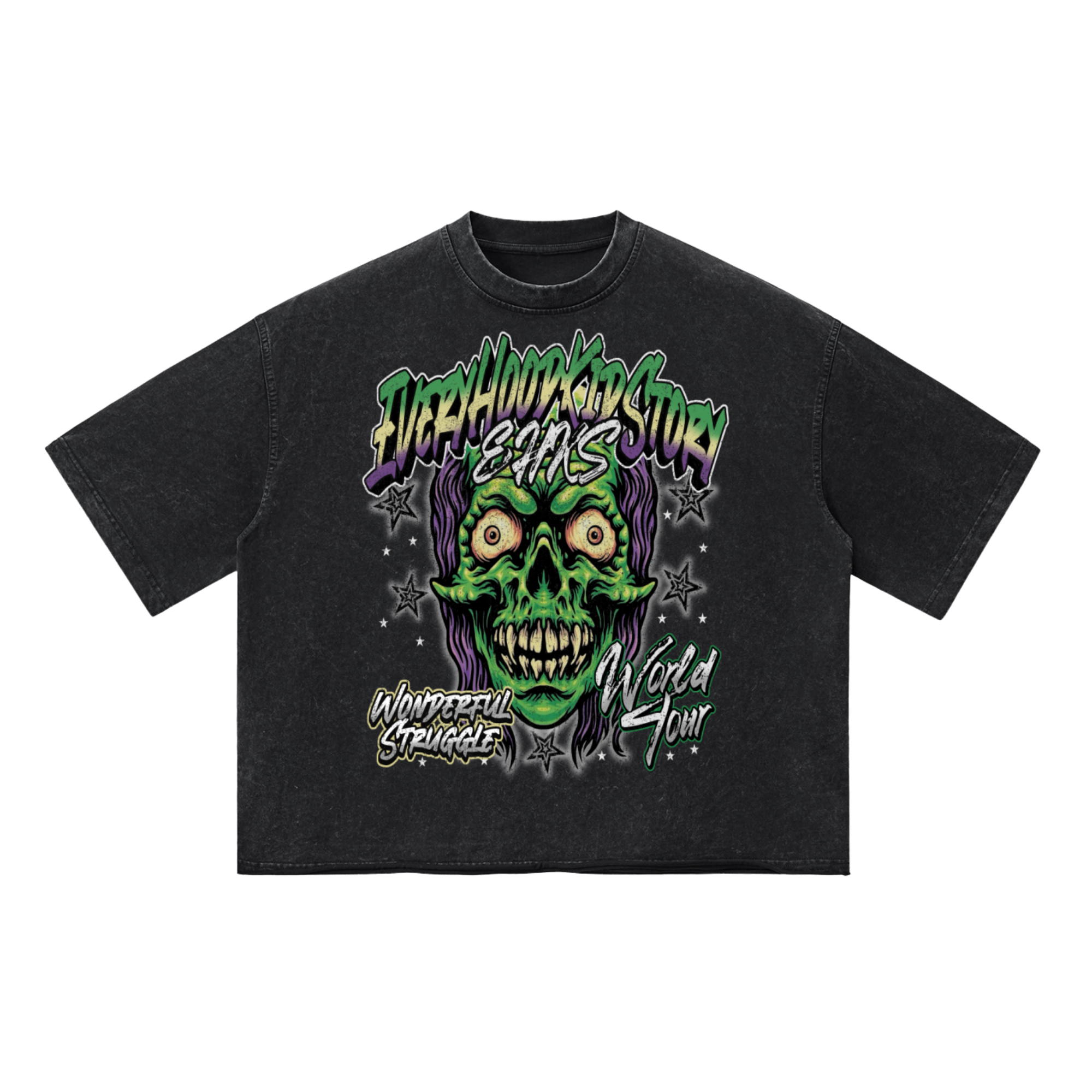 Grave Digger Wash Boxy T-Shirt