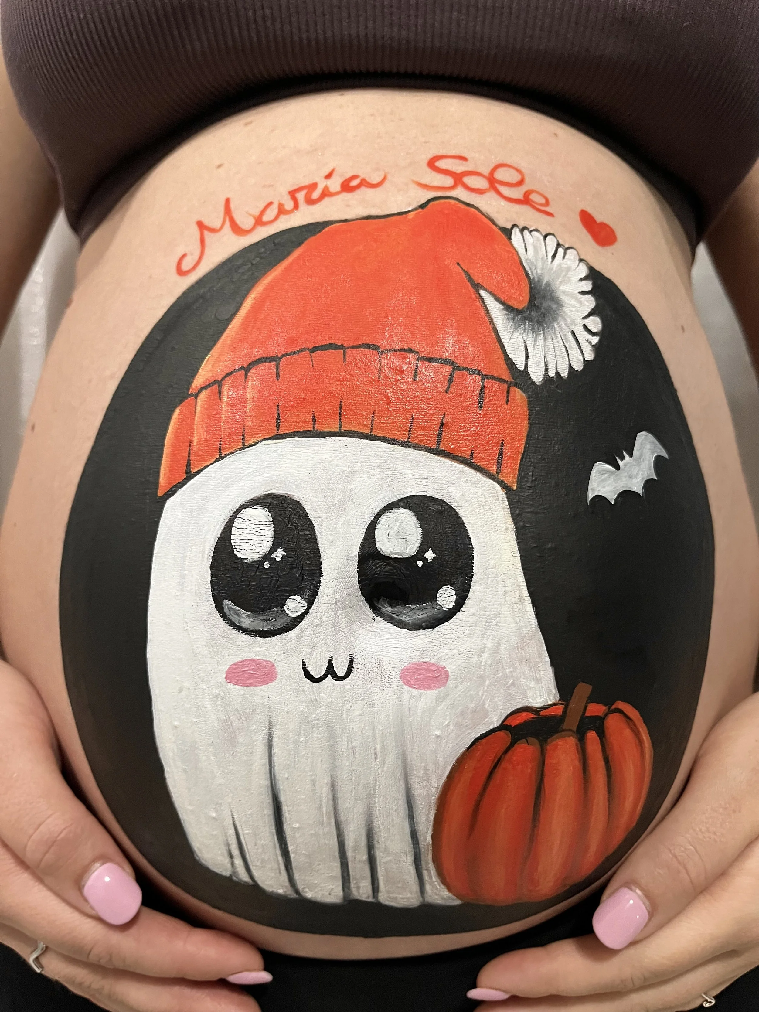 bellypainting halloween