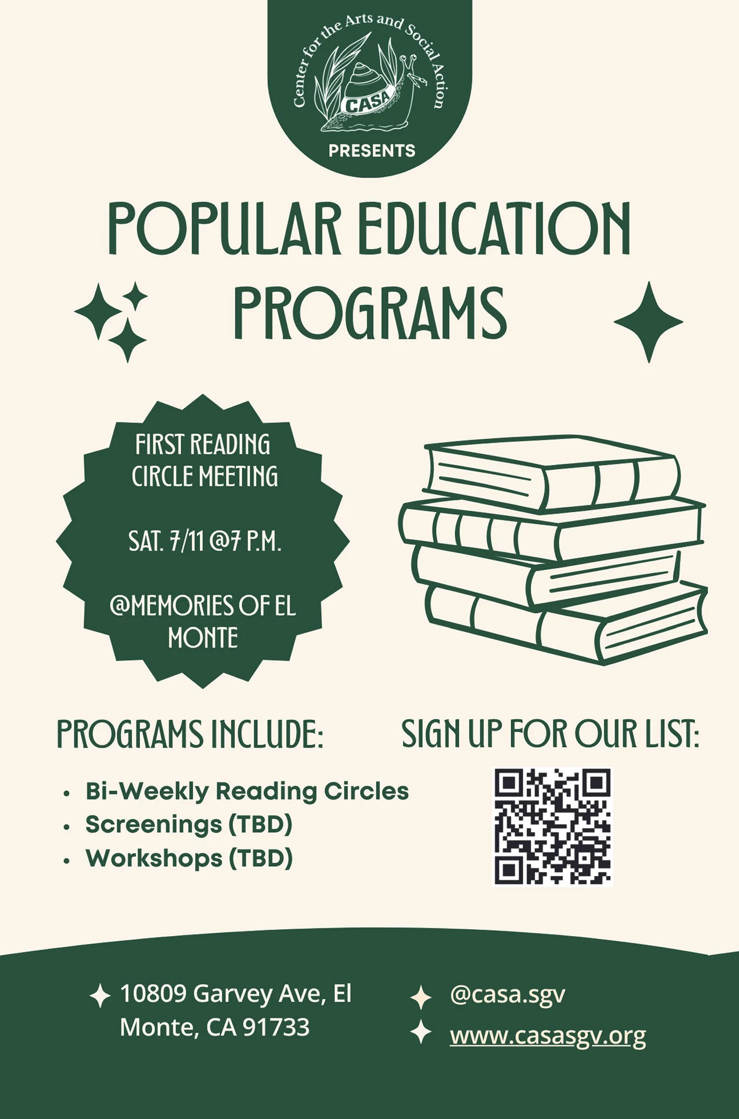 Popular Education Programs