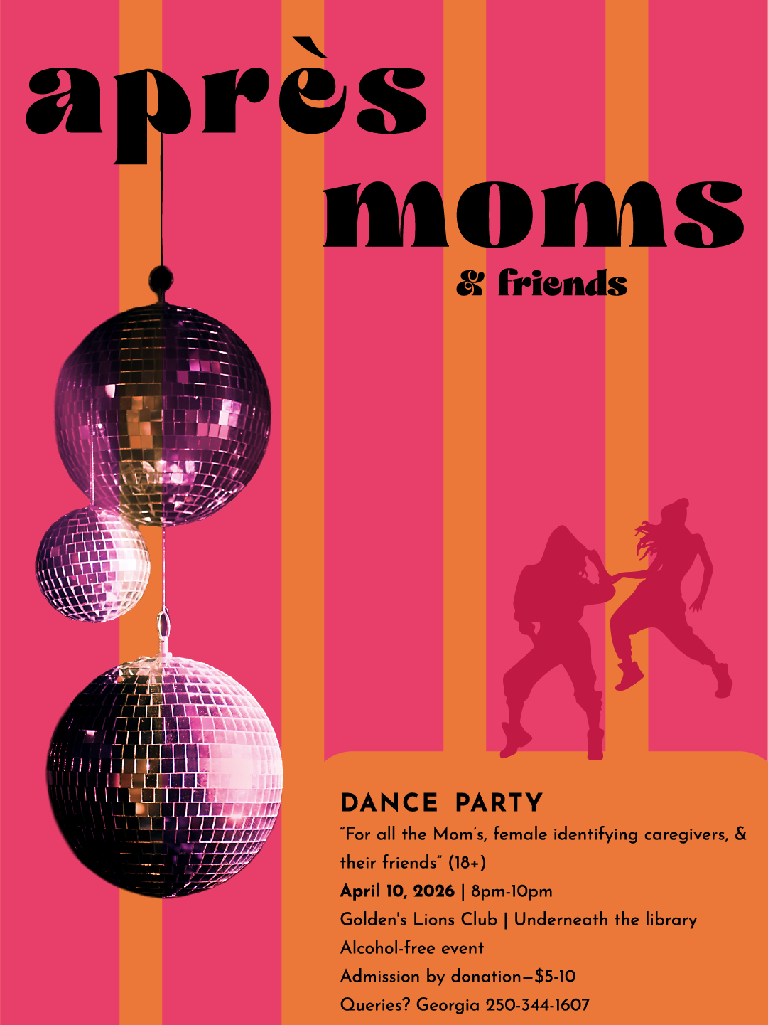 Custom poster for dance party
