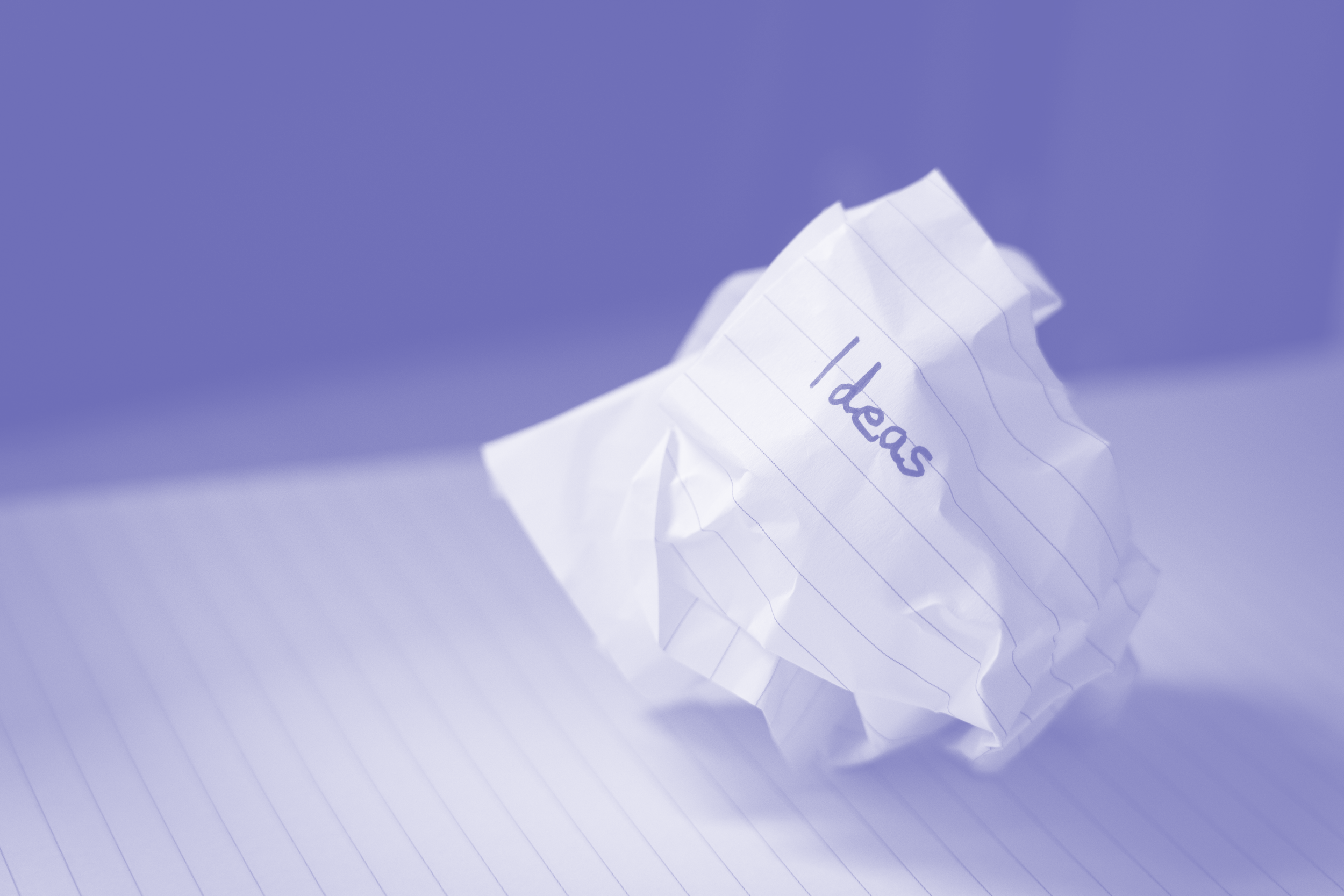 crumpled paper ideas photo