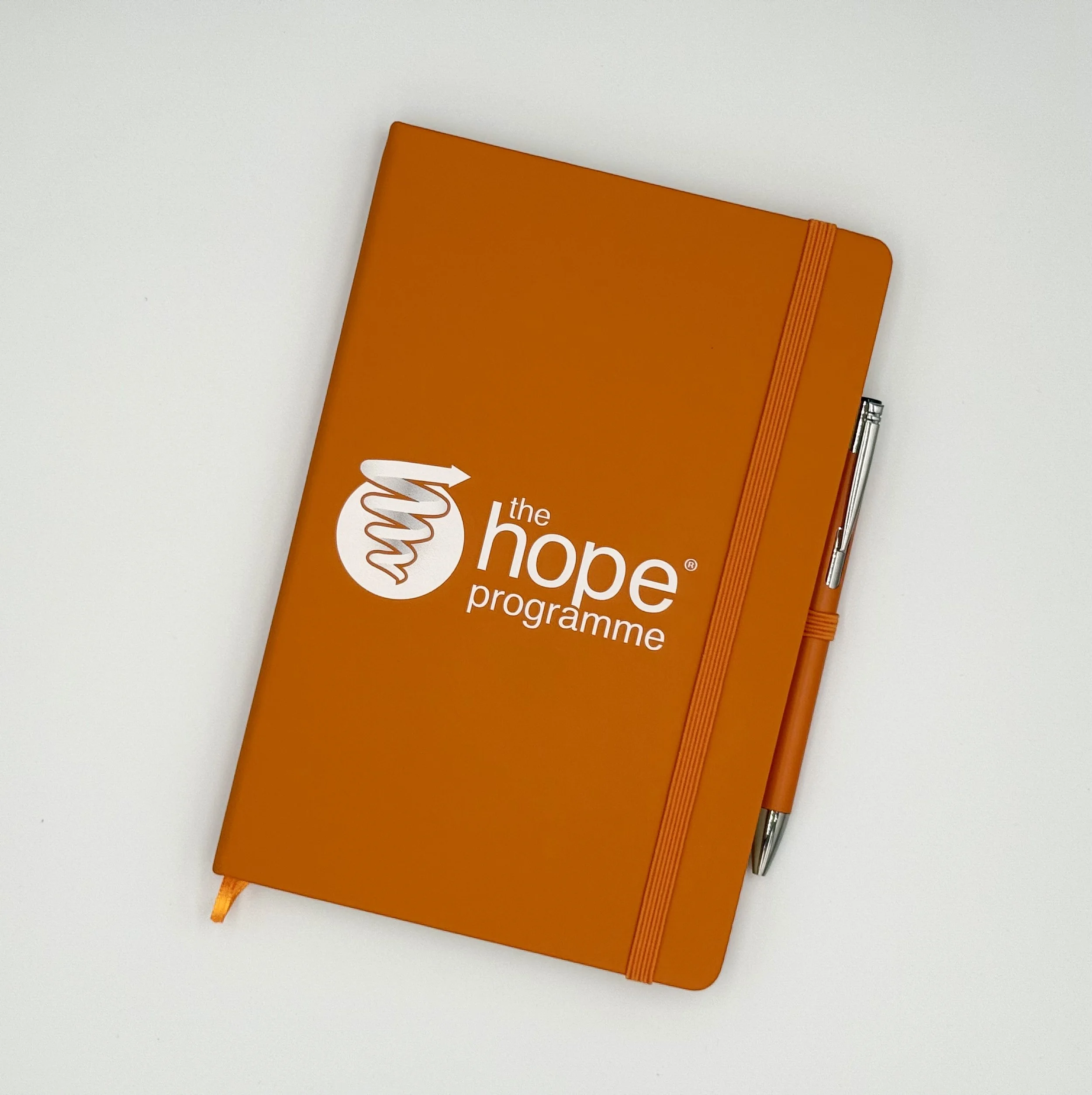 Hope Programme notebook with pen