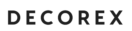 Decorex logo in black and white