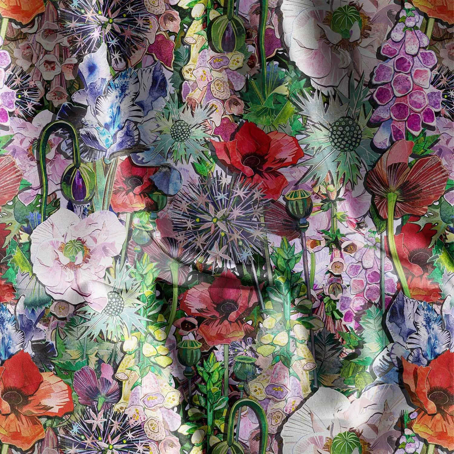 Garden Flourish — Verdant Riot  | Fabric