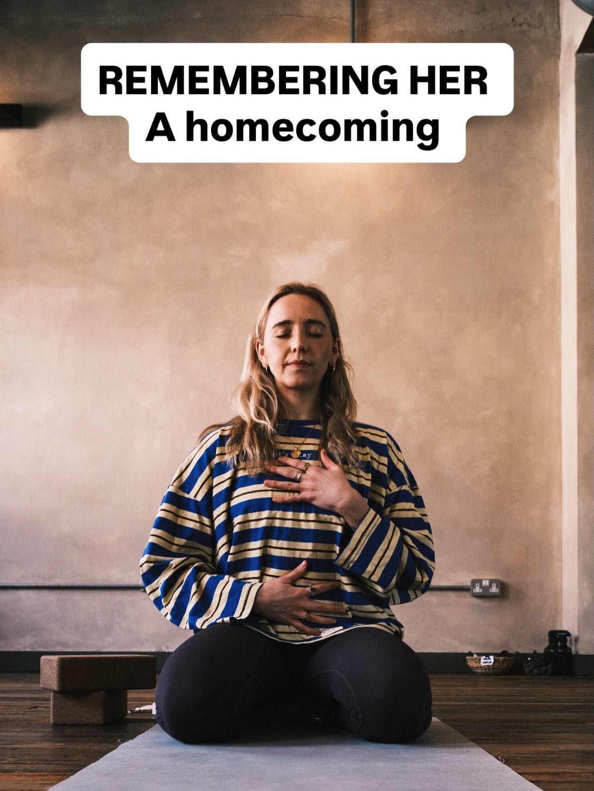Can&rsquo;t wait for this on Sunday. 

REMEMBERING HER: A homecoming 

This is for the woman who feels out of touch with her true self&hellip;

A space to remember the woman you are underneath the roles, expectations and identities shapes FOR you, ra