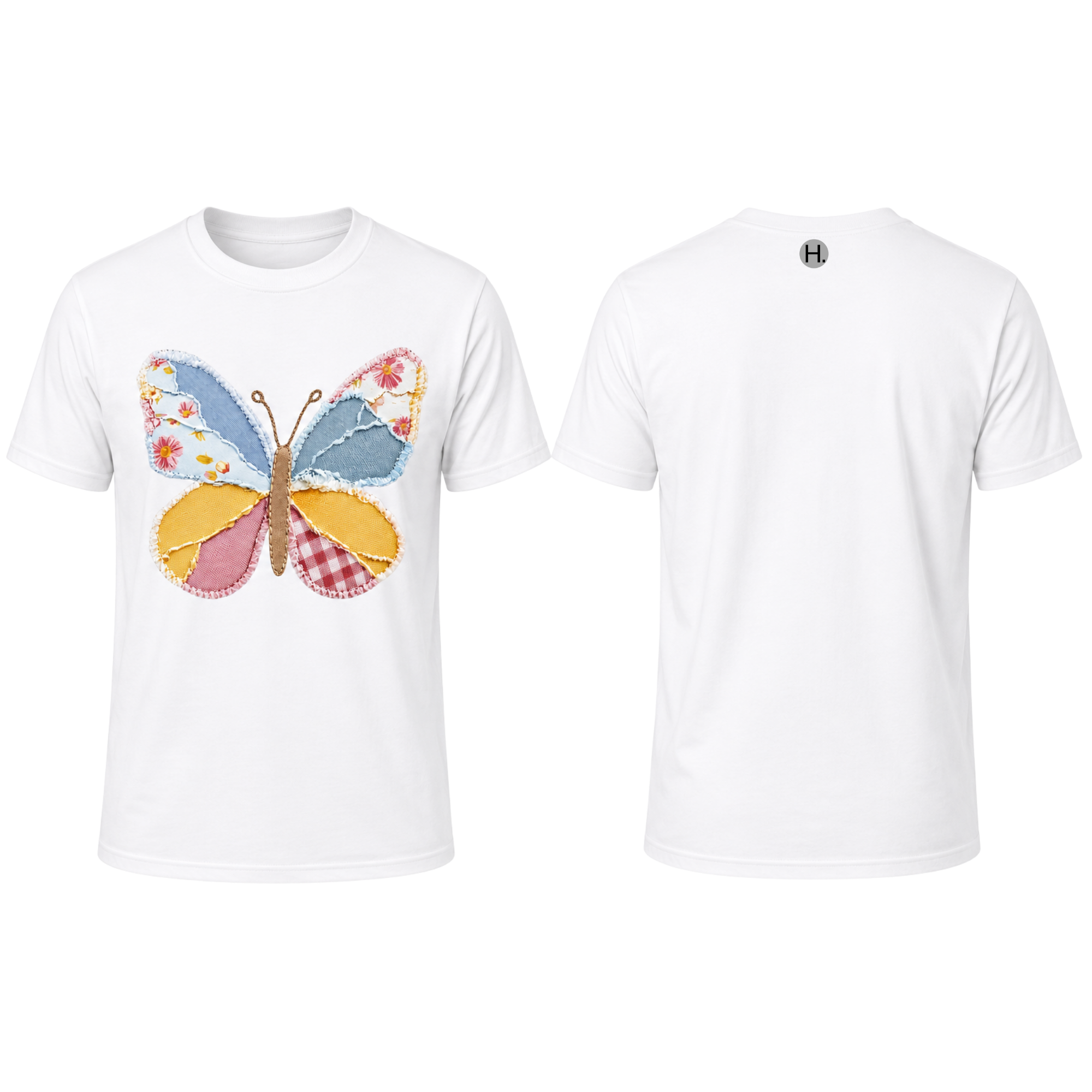 Patchwork Butterfly Tee