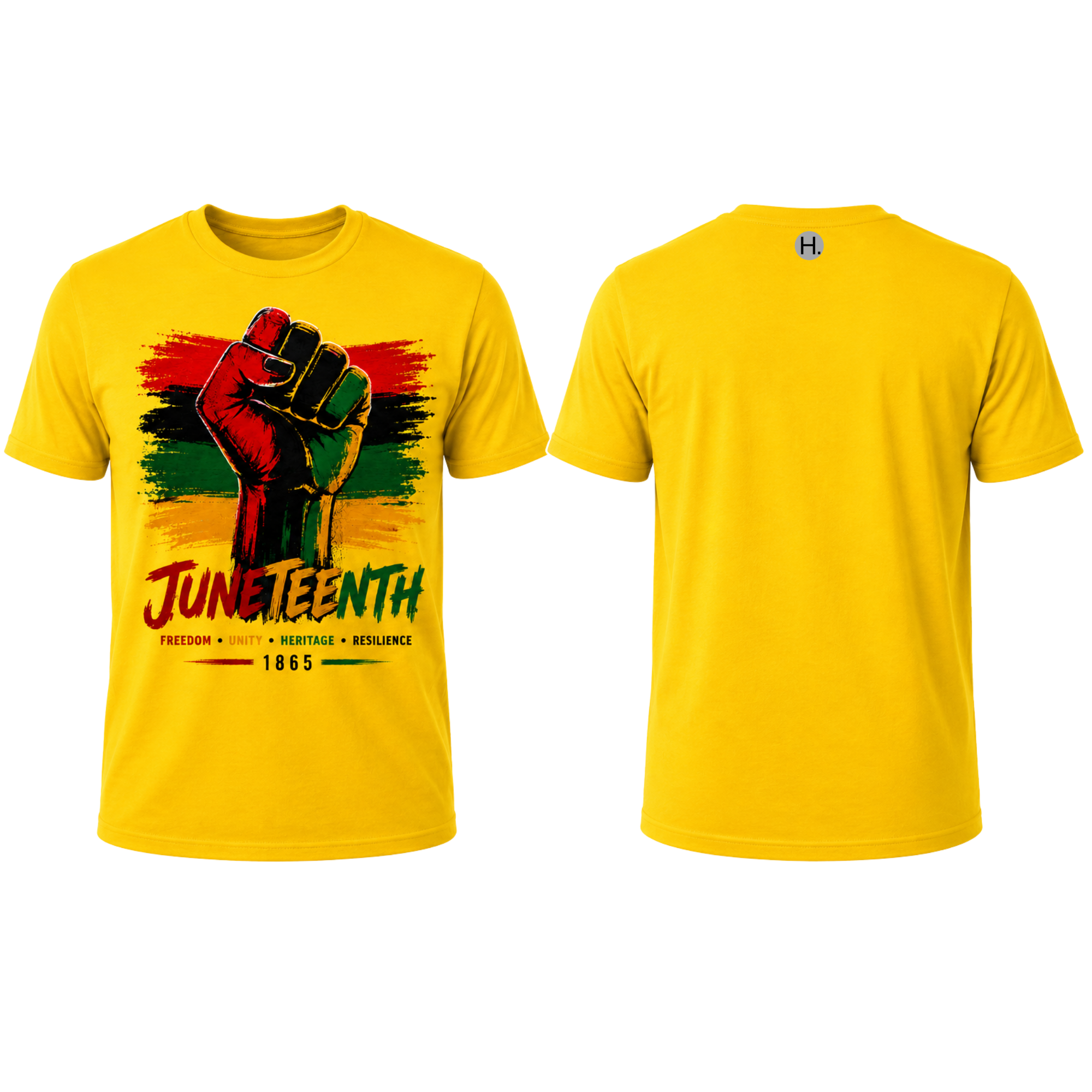 Juneteenth Fist Yellow.png