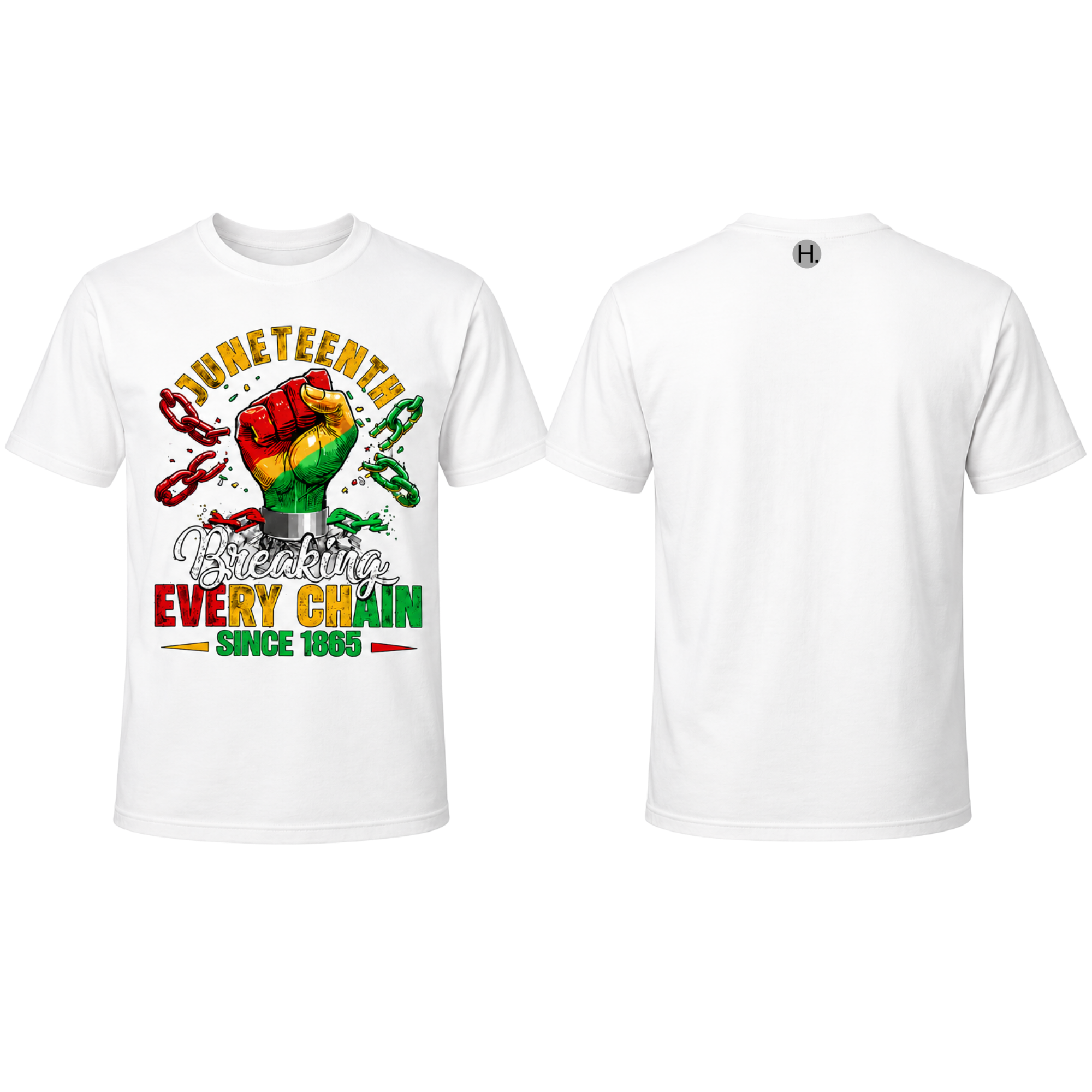 Juneteenth Breaking Every Chain Tee