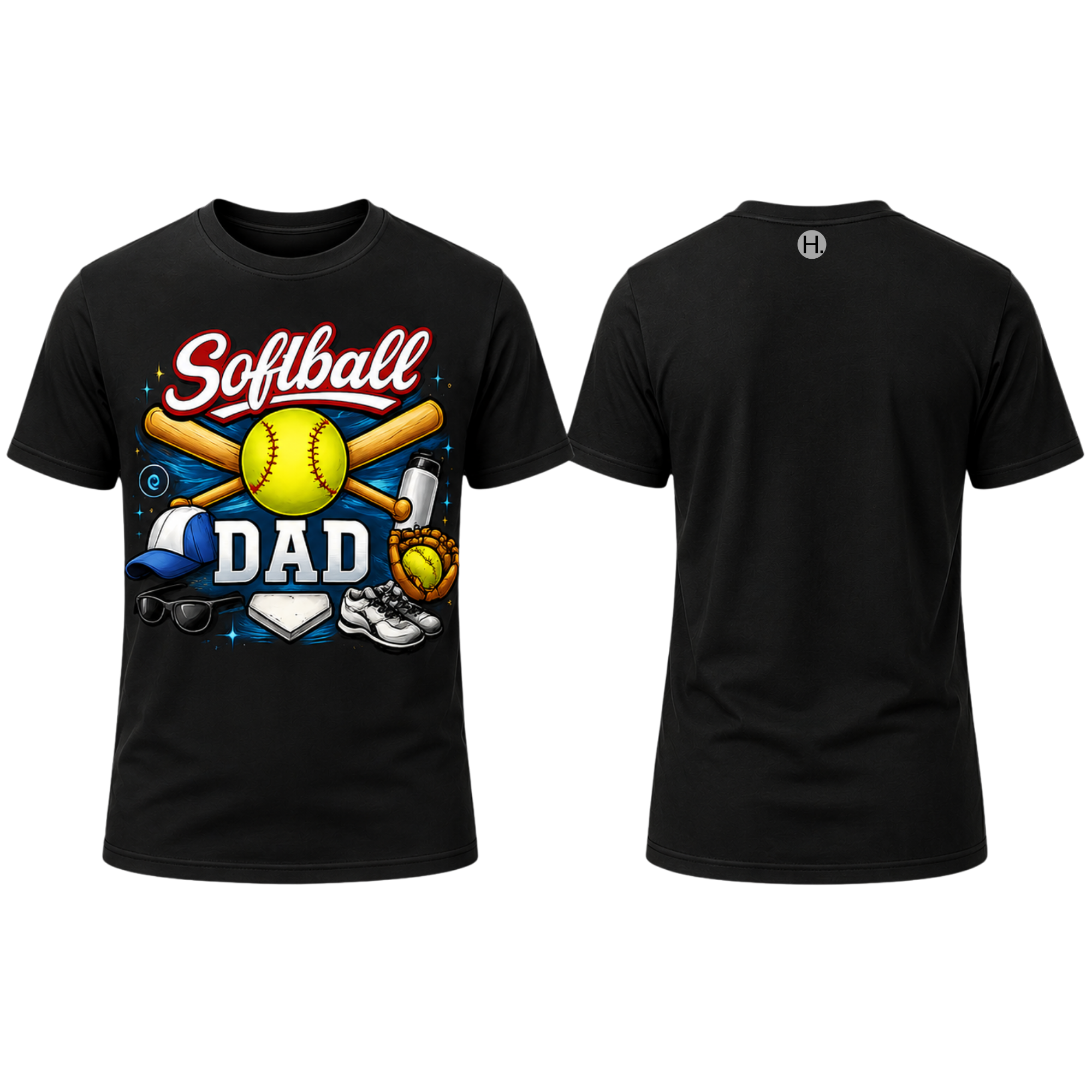 Softball Dad Black.png