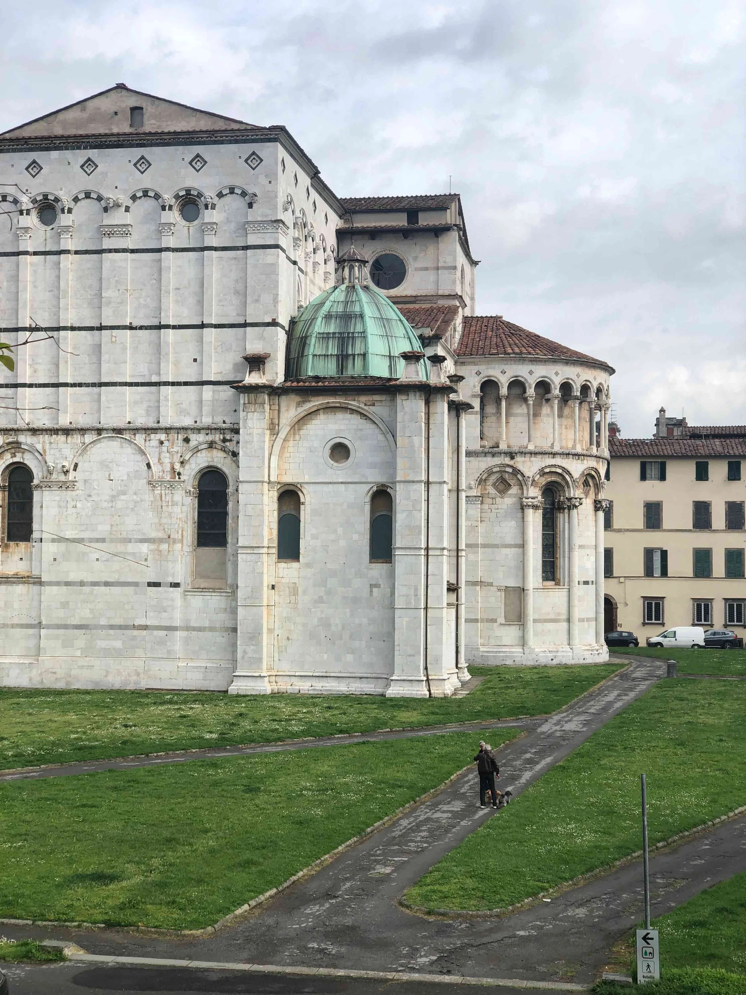 Architectural reference photograph for San Martino gouache illustration