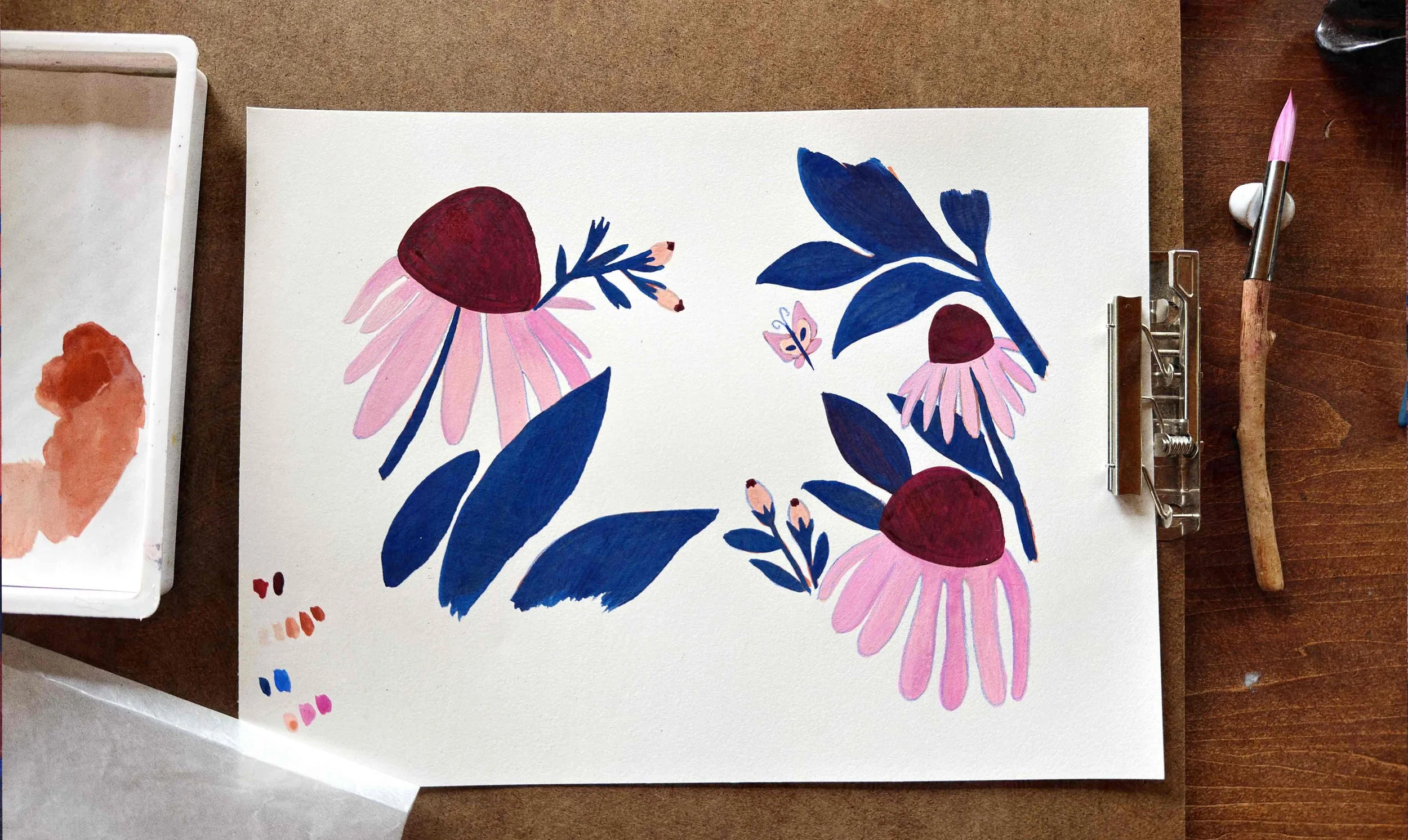 Phase Three: Once everything’s approved, I move into production of the final painting. I’ll either build it as one cohesive piece or construct it in layers for flexibility later.  If you need assets prepped for animation, let me know.  