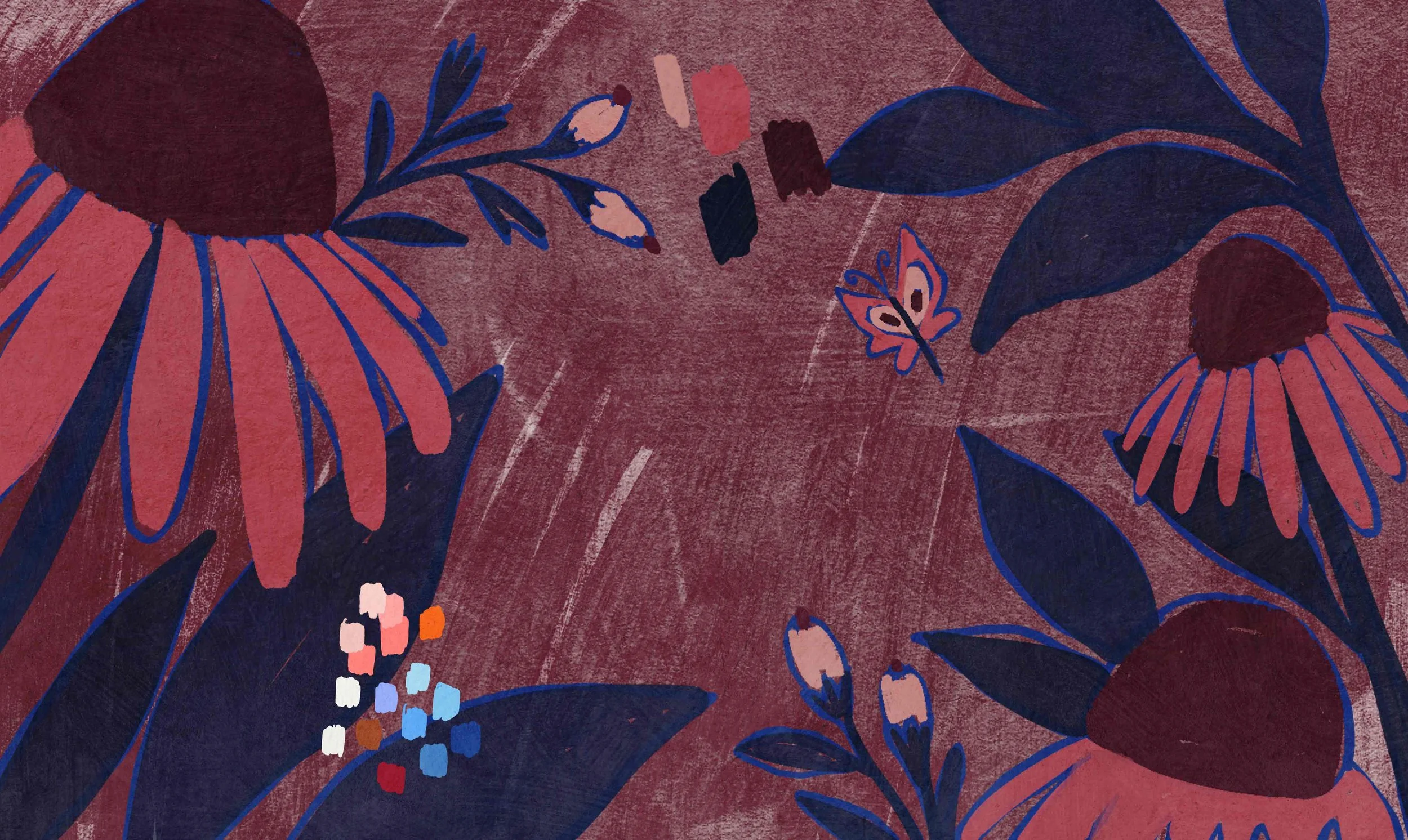 Phase Two: Color. Testing contrast and overall feel before committing to anything final. This is also where collaboration really happens— building the direction together while it’s still flexible.