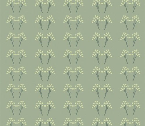 Branch Reflections Green