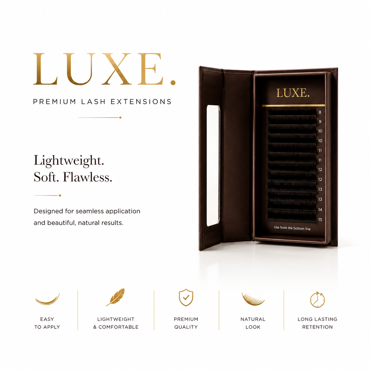 Flat Classic Lash Trays