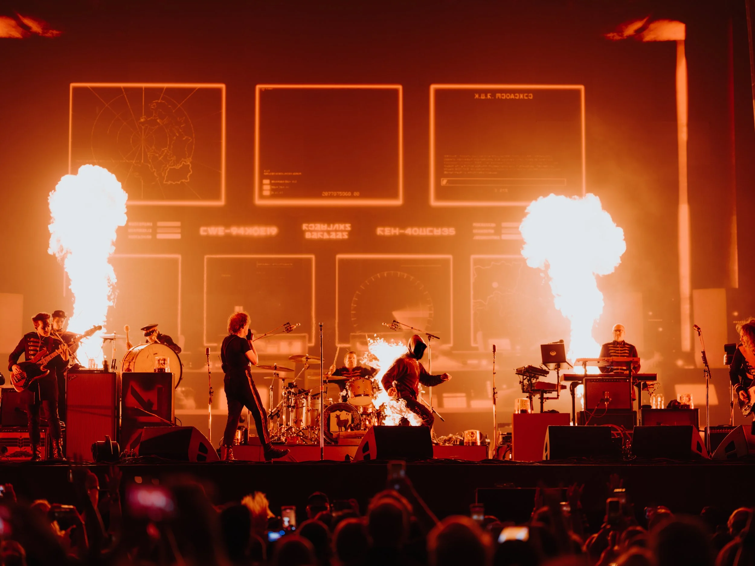  NASHVILLE, TENNESSEE - August 13: My Chemical Romance celebrate twenty years of  The Black Parade  with a sold-out show at Nissan Stadium. (Photo by Bryce Hall courtesy of Warner Music Group) 