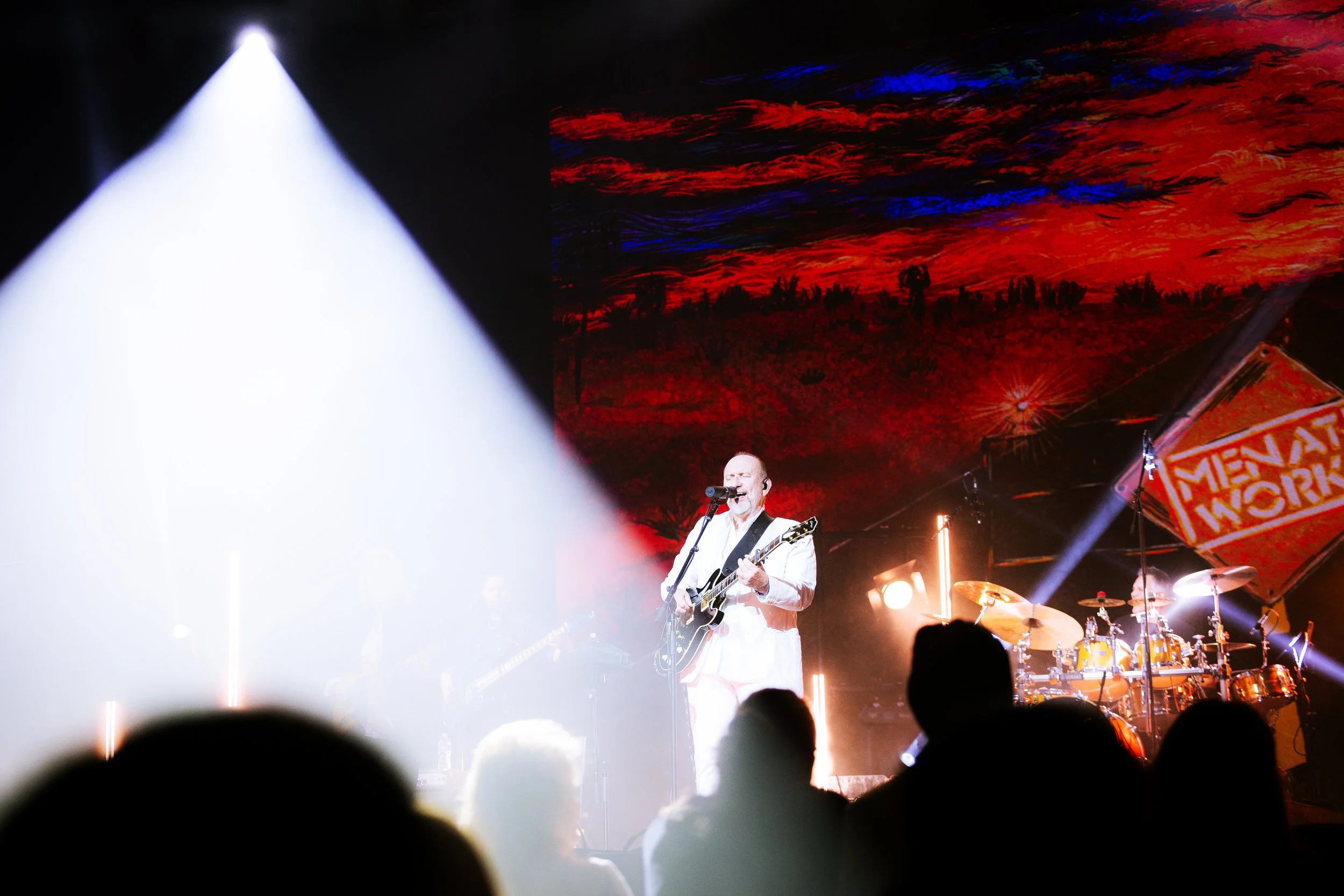  NASHVILLE, TENNESSEE - July 23: Men at Work bring their "A Night Like No Other" Tour to The Pinnacle. (Photo by Dylan Basden for Pretty Nifty) 