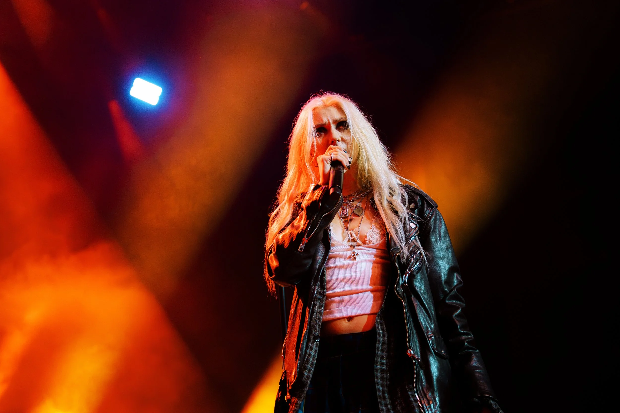  NASHVILLE, TENNESSEE - September 3: The Pretty Reckless headline Ryman Auditorium on their “Dear God” tour. (Photo by Dylan Basden for Pretty Nifty) 