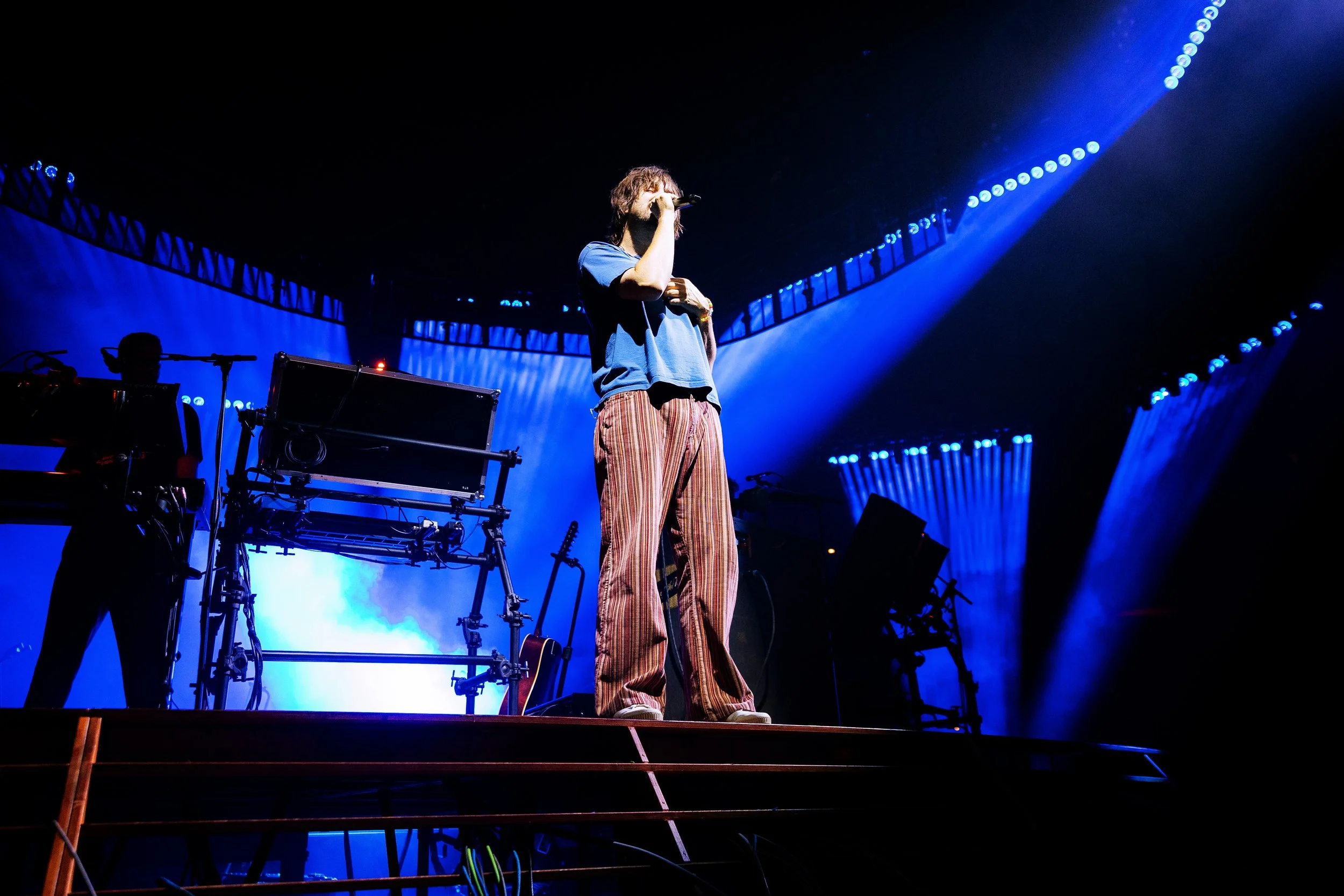  NASHVILLE, TENNESSEE - August 5: Tame Impala performs night two of their sold-out two-night stand at Bridgestone Arena. (Photo by Dylan Basden for Pretty Nifty) 