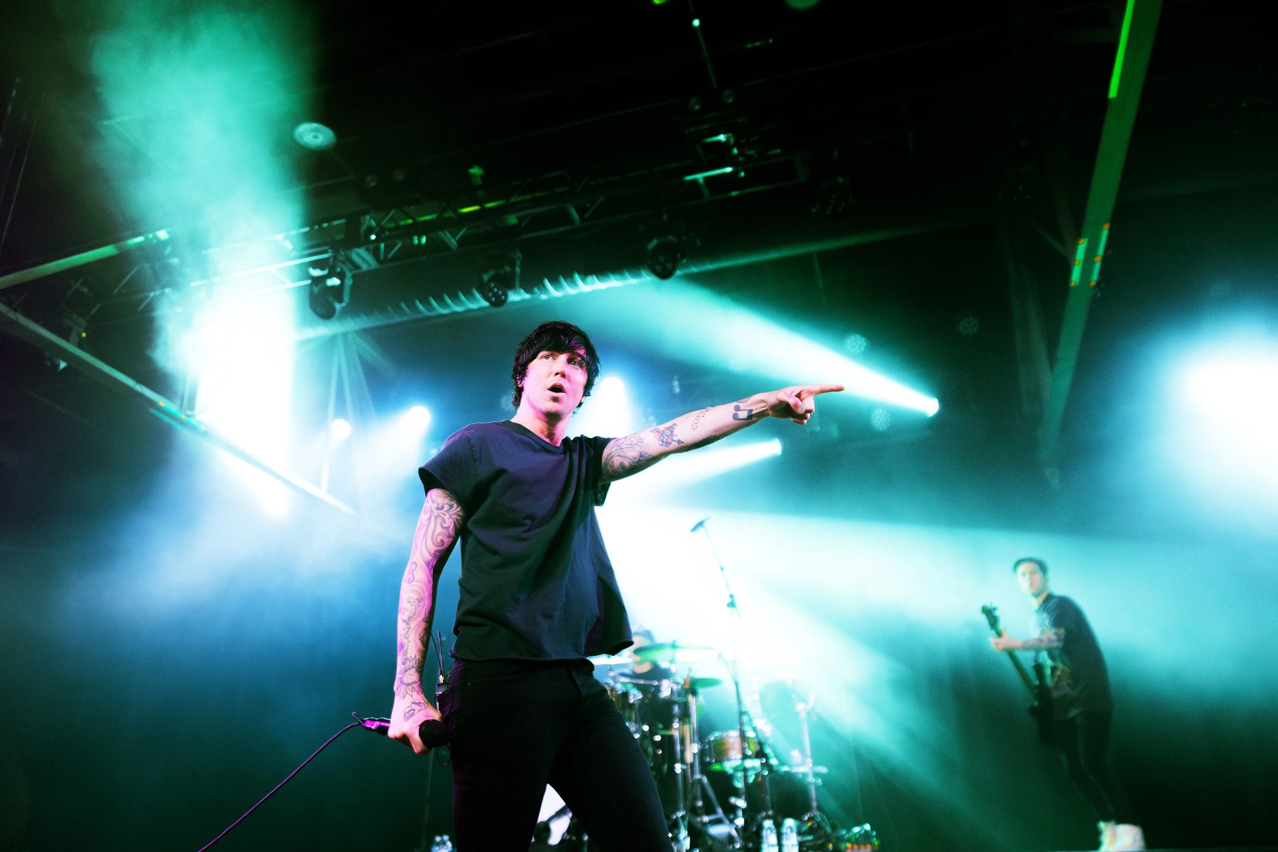  NASHVILLE, TENNESSEE - MAY 8: Sleeping With Sirens perform at Marathon Music Works. (Photo by Dylan Basden for Pretty Nifty) 