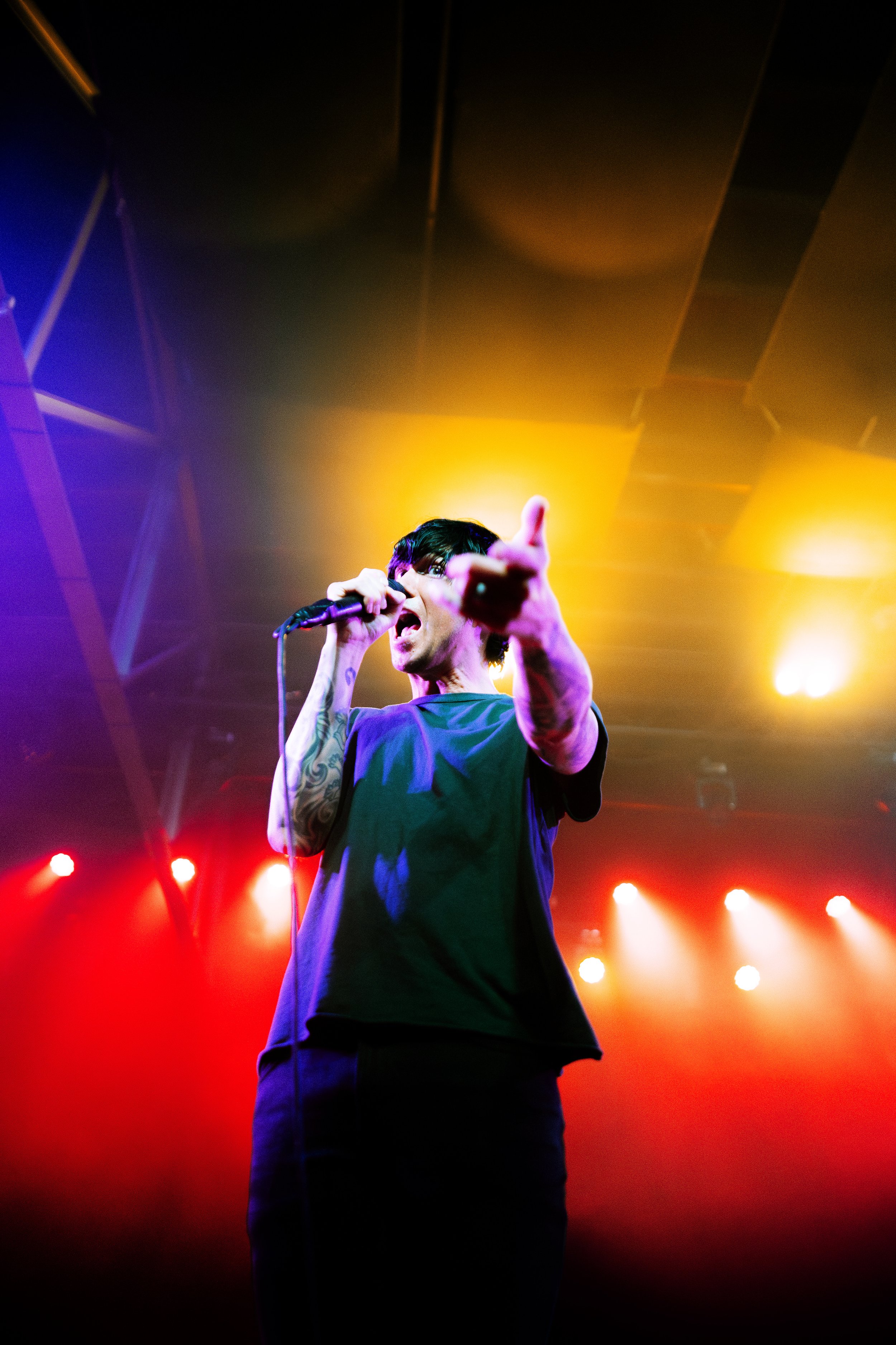  NASHVILLE, TENNESSEE - MAY 8: Sleeping With Sirens perform at Marathon Music Works. (Photo by Dylan Basden for Pretty Nifty) 