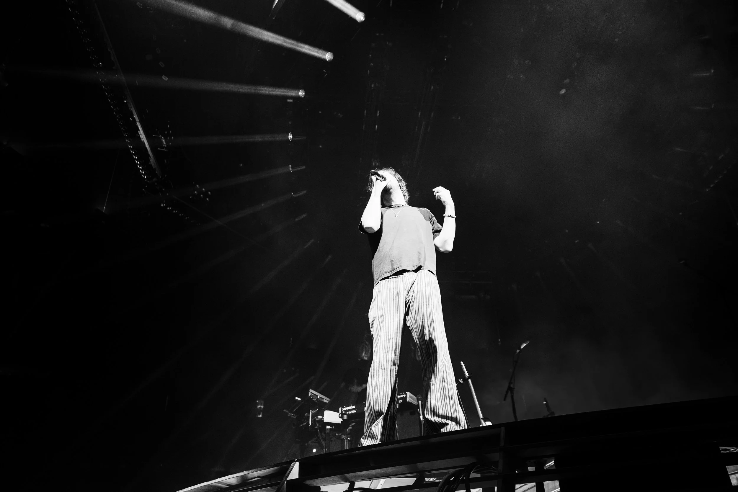  NASHVILLE, TENNESSEE - August 5: Tame Impala performs night two of their sold-out two-night stand at Bridgestone Arena. (Photo by Dylan Basden for Pretty Nifty) 