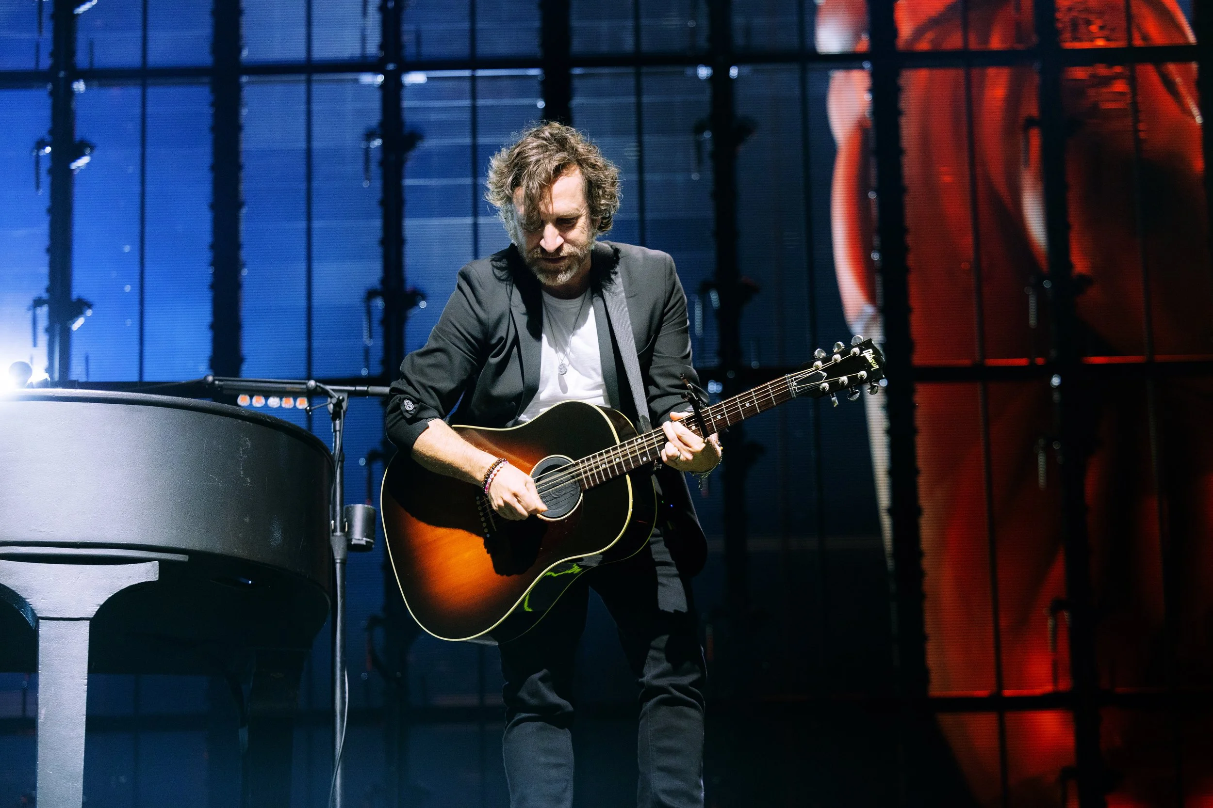  NASHVILLE, TENNESSEE - July 31: Train celebrate 25 years of  Drops of Jupiter  with a sold out show at Ascend Federal Credit Union Amphitheater. (Photo by Dylan Basden for Pretty Nifty) 