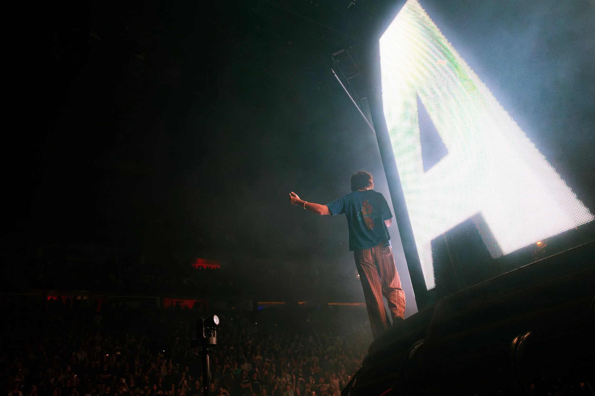  NASHVILLE, TENNESSEE - August 5: Tame Impala performs night two of their sold-out two-night stand at Bridgestone Arena. (Photo by Dylan Basden for Pretty Nifty) 