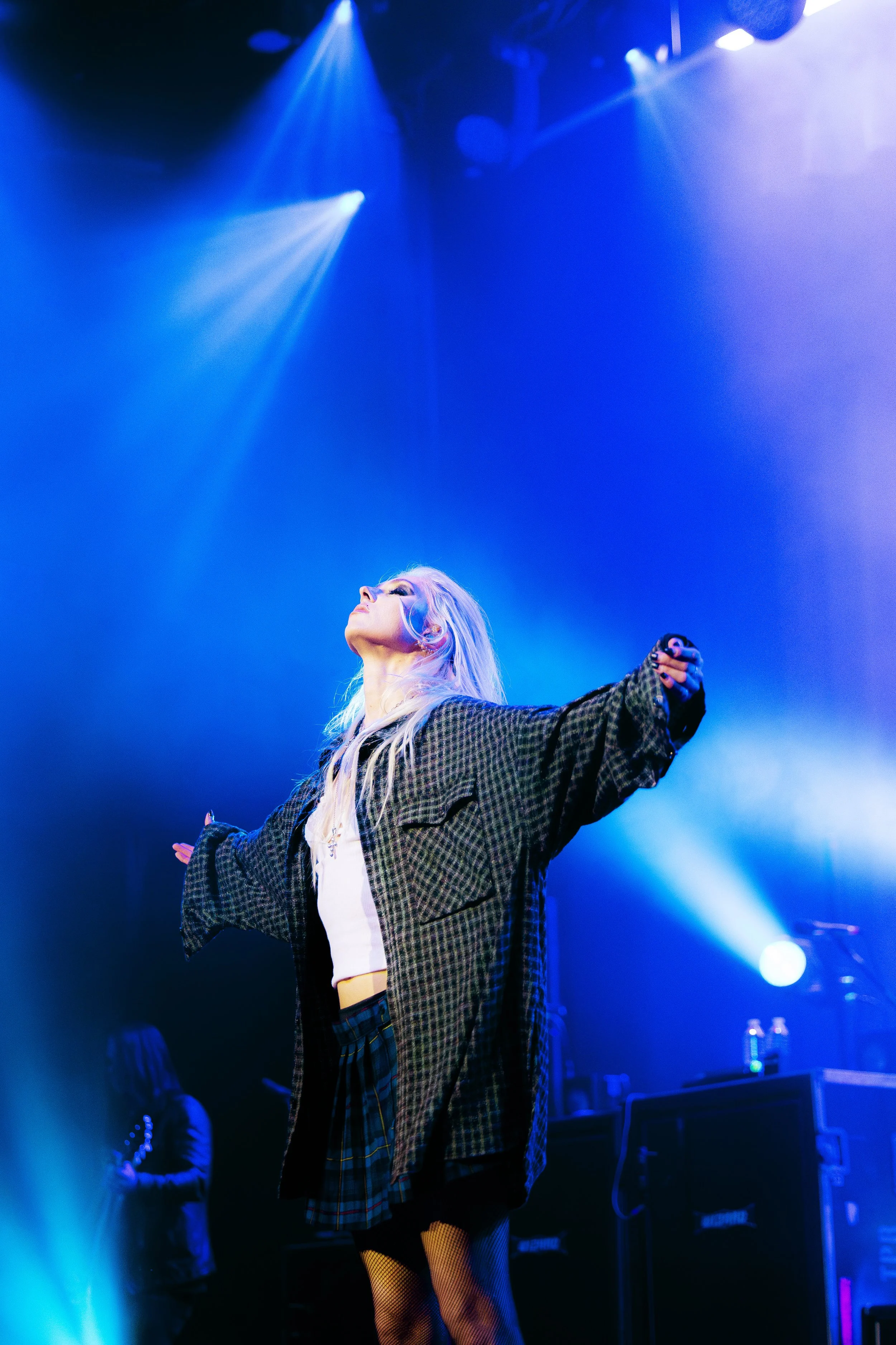 NASHVILLE, TENNESSEE - September 3: The Pretty Reckless headline Ryman Auditorium on their “Dear God” tour. (Photo by Dylan Basden for Pretty Nifty) 