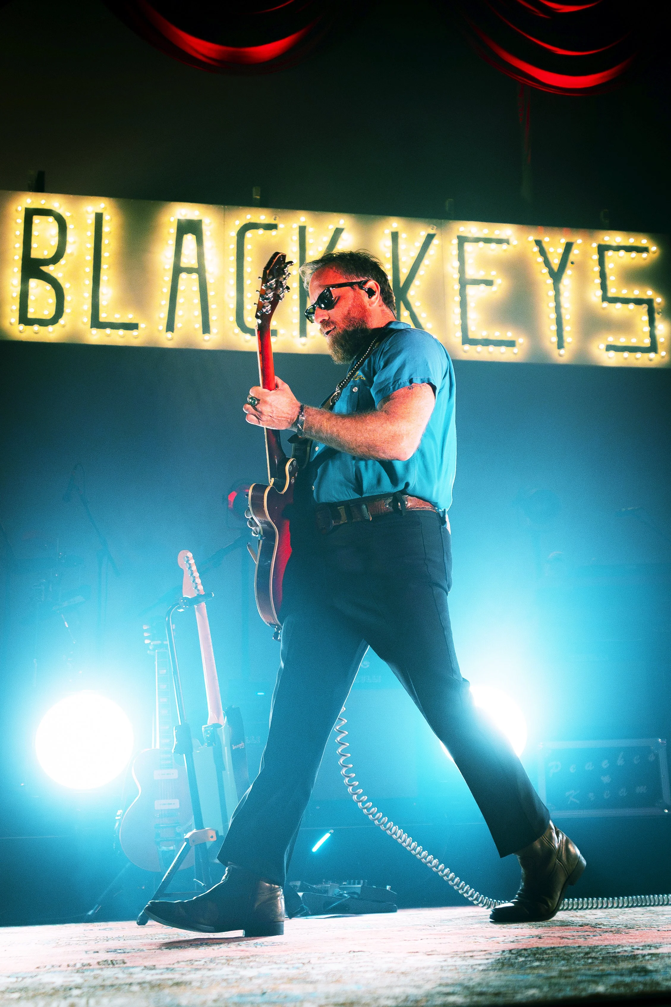  NASHVILLE, TENNESSEE - August 7: The Black Keys perform night two of their back-to-back headline run at The Pinnacle. (Photo by Dylan Basden for Pretty Nifty) 