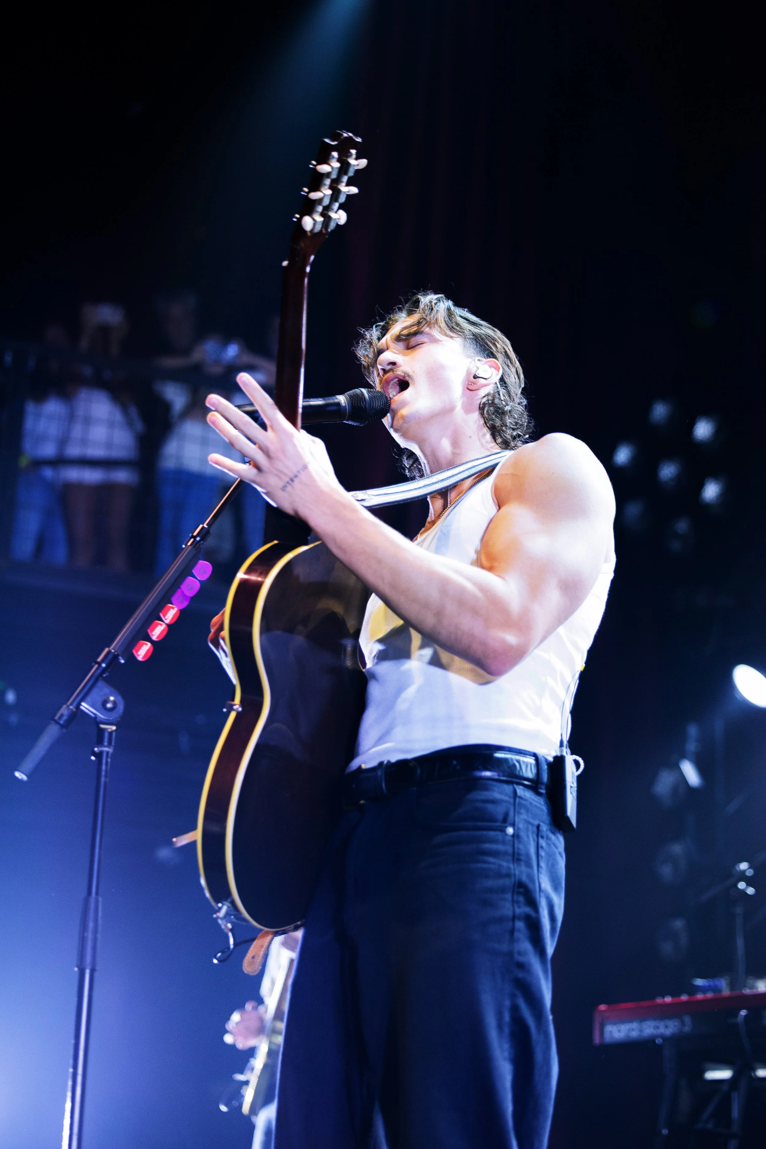  NASHVILLE, TENNESSEE - August 21: Chance Peña sells out Brooklyn Bowl to wrap up his U.S. headline tour. (Photo by Dylan Basden for Pretty Nifty) 
