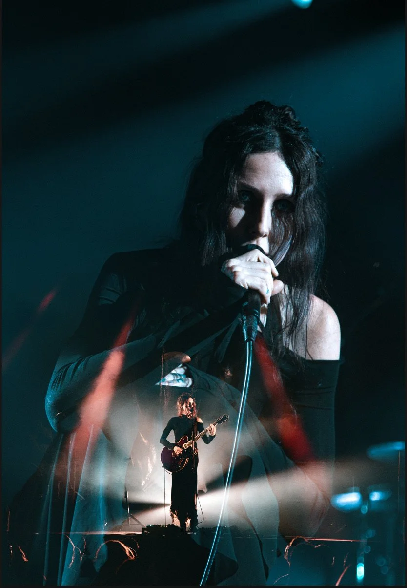  NASHVILLE, TENNESSEE - October 14: Chelsea Wolfe performs at Marathon Music Works during her world tour. (Photo by Yui Breedlove for Pretty Nifty) 