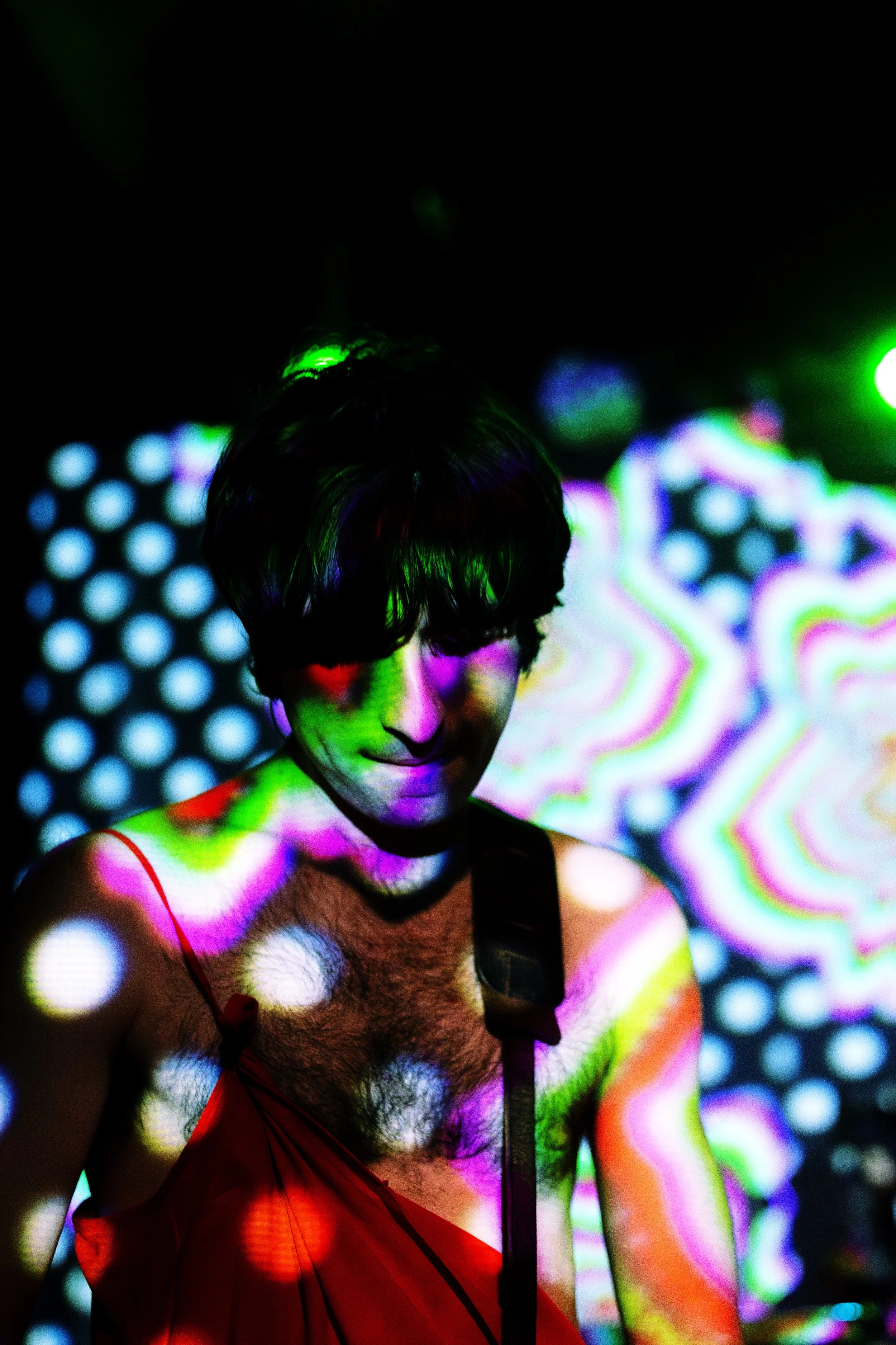  NASHVILLE, TENNESSEE - July 21: Of Montreal returns to Cannery Hall in support of their new album  Aethermead . (Photo by Dylan Basden for Pretty Nifty) 